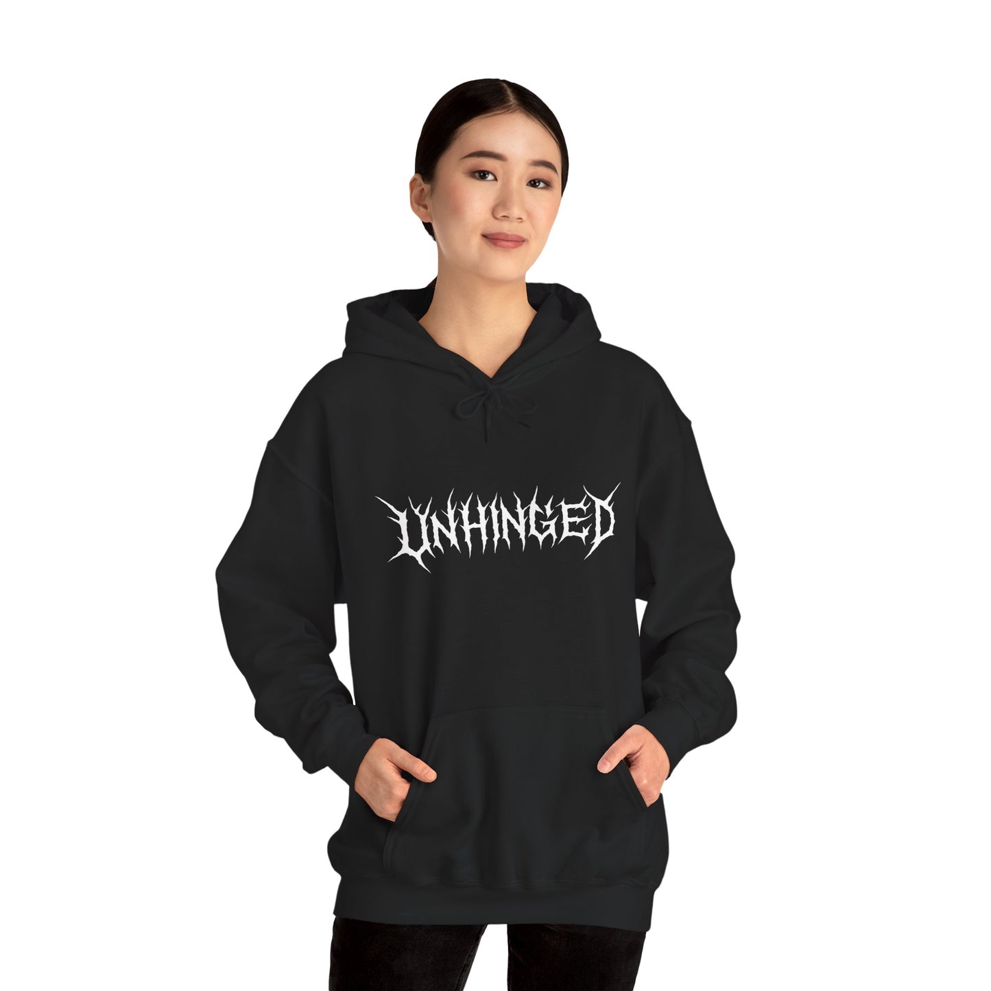 Unhinged Heavy Blend Hoodie - Perfect for Music Lovers, Casual Streetwear, Grunge Stuff, Gift for Halloween, Concert Attire