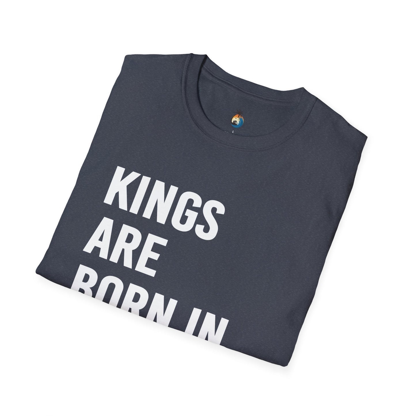 Kings Are Born In August T-Shirt, Unisex Softstyle Tee