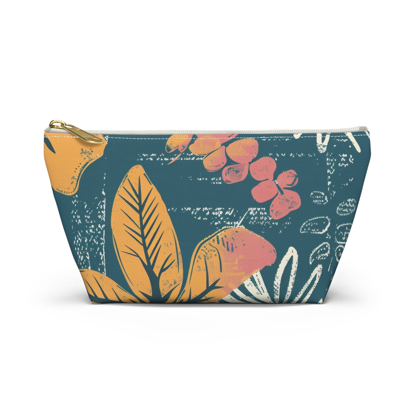 Tropical Floral Accessory Pouch | Makeup Bag, Travel Organizer, Pencil Case, Gift for Her, Summer Vibes