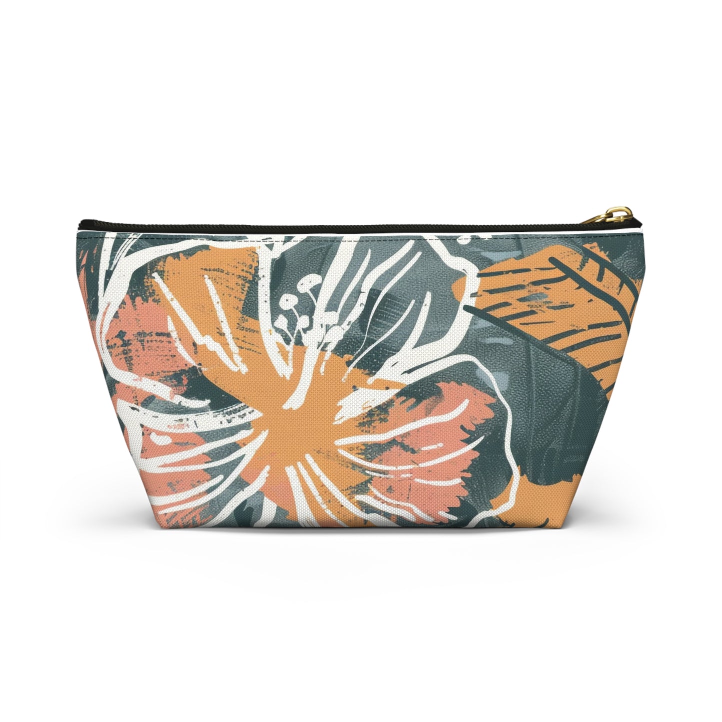 Floral Accessory Pouch, Makeup Bag, Travel Cosmetic Case, Organizer for Gifts, Summer Vibes, Flower Print, Cute Storage