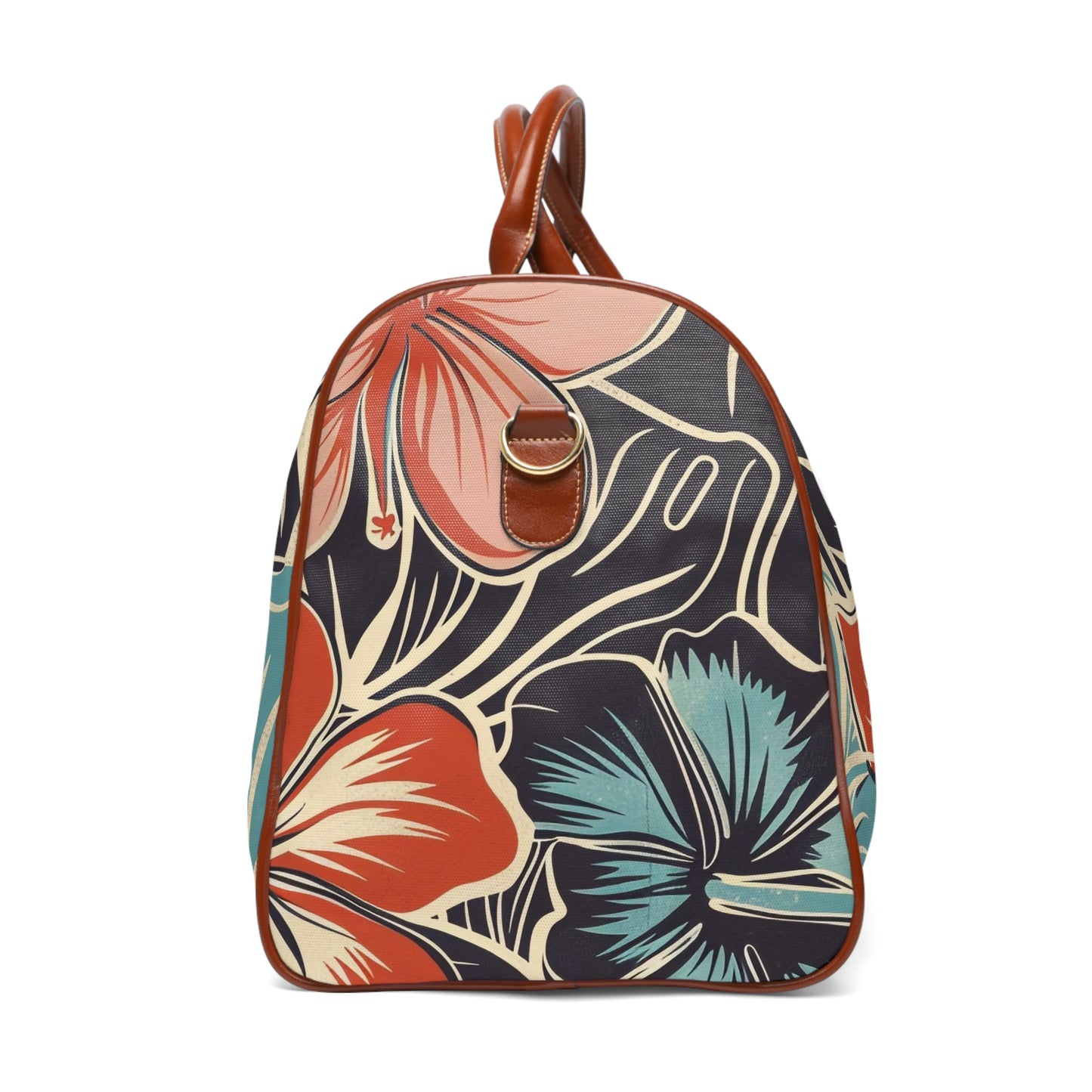 Waterproof Travel Bag - Floral Weekender, Vacation Duffle, Beach Ready Tote, Adventurer’s Carryall, Summer Getaway Essentials