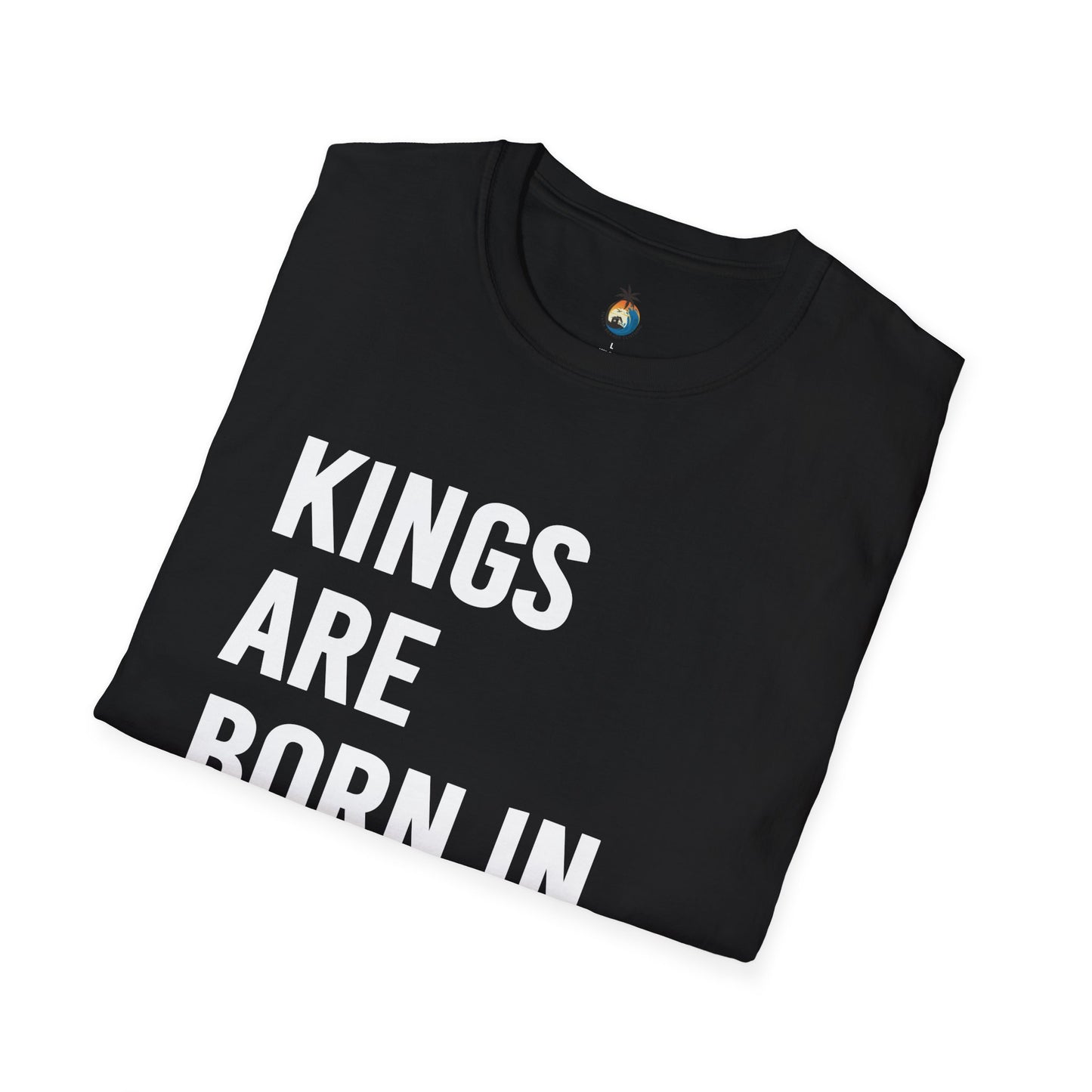 Kings Are Born In August T-Shirt, Unisex Softstyle Tee