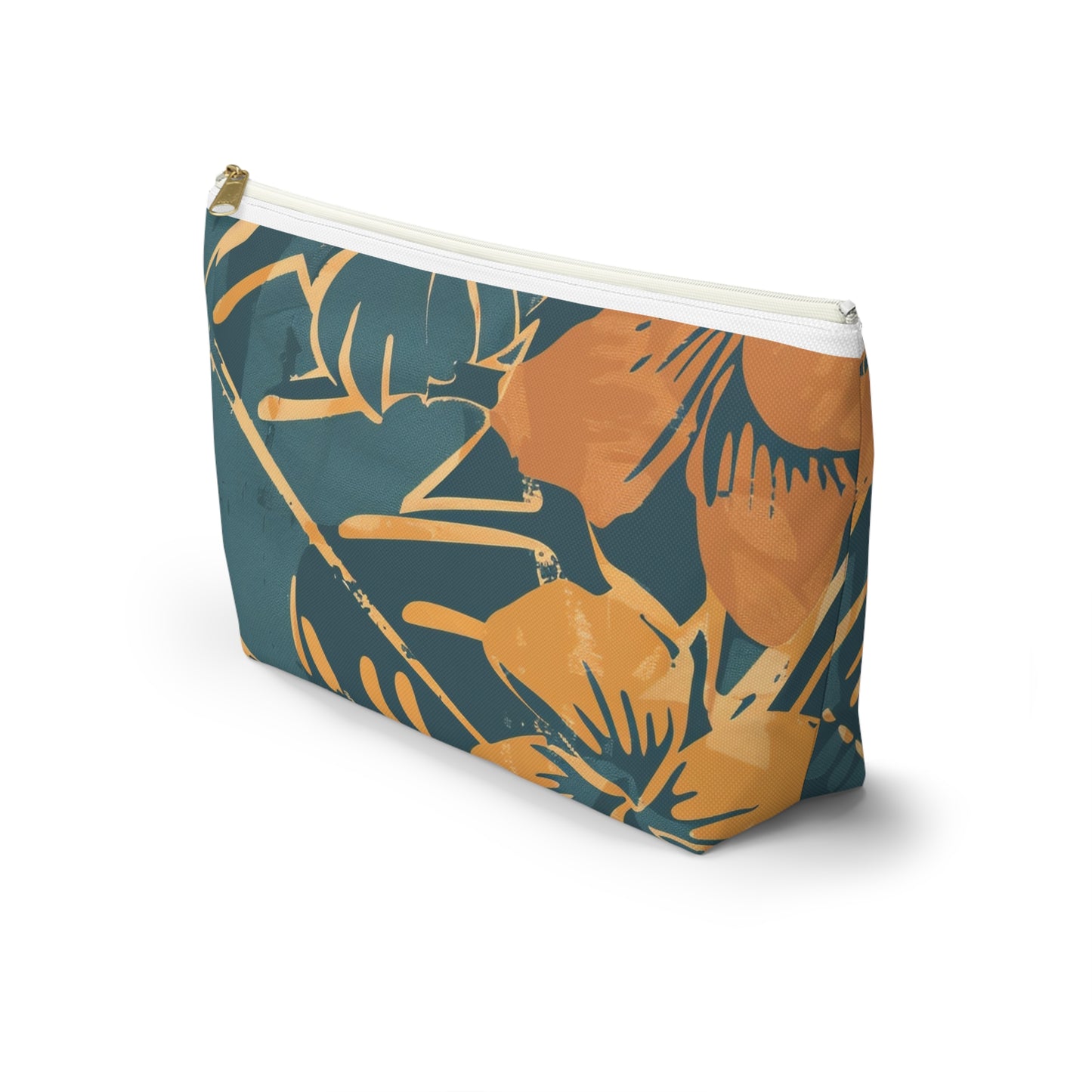 Tropical Floral Accessory Pouch, Makeup Bag, Toiletry Organizer, Clutch Purse, Summer Gift, Travel Essentials