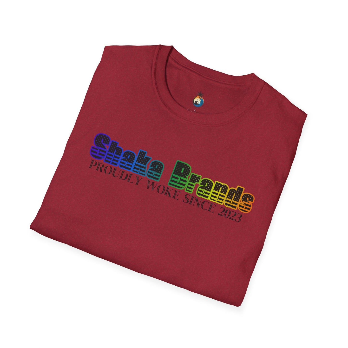 Proudly Woke Unisex T-Shirt - LGBTQ+ Pride, Funny Gift for Friends, Casual Wear, Everyday Tee, Statement Shirt