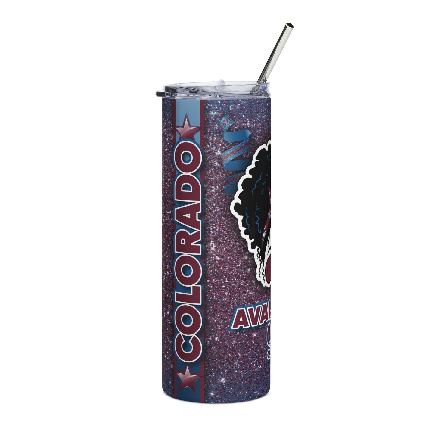 Avalanche Girl Stainless Steel Tumbler | 20oz Insulated Travel Mug | Colorado Gift for Fans