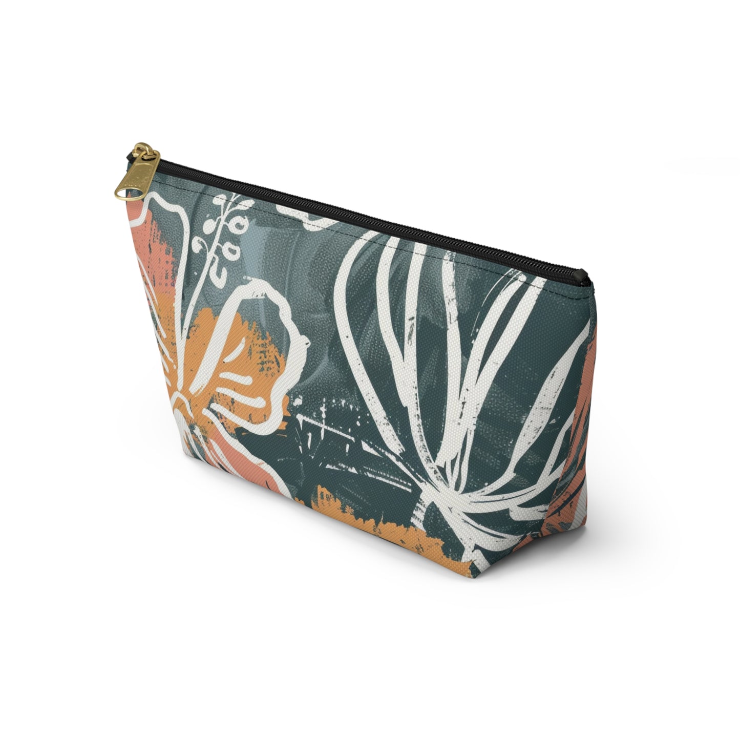 Floral Accessory Pouch, Makeup Bag, Travel Cosmetic Case, Organizer for Gifts, Summer Vibes, Flower Print, Cute Storage