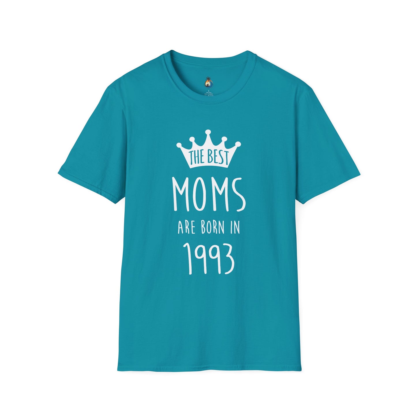 Best Moms Born in 1993 T-Shirt | Unisex Gift for Birthdays, Mother's Day, Casual Wear, Personalized Mom Tee