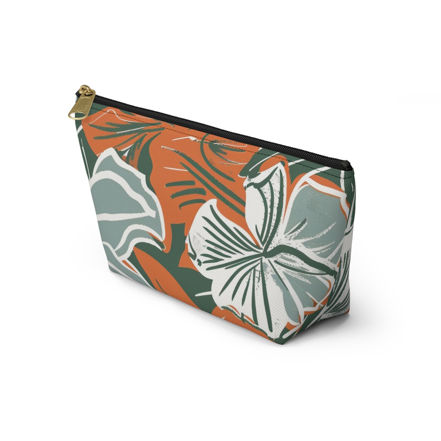 Floral Accessory Pouch, Travel Organizer, Makeup Bag, Gift for Her, Tropical Vibe, Cosmetic Pouch, Essentials Holder