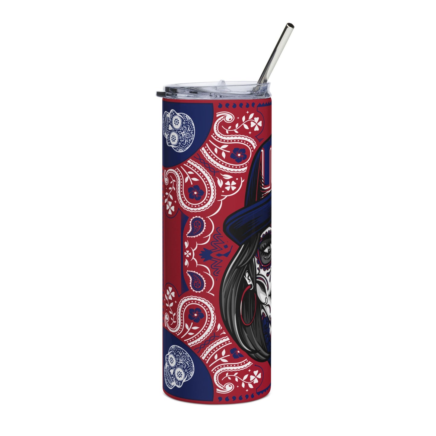 Giants Sugar Skull 20 oz Tumbler – Sublimated, Double-Walled