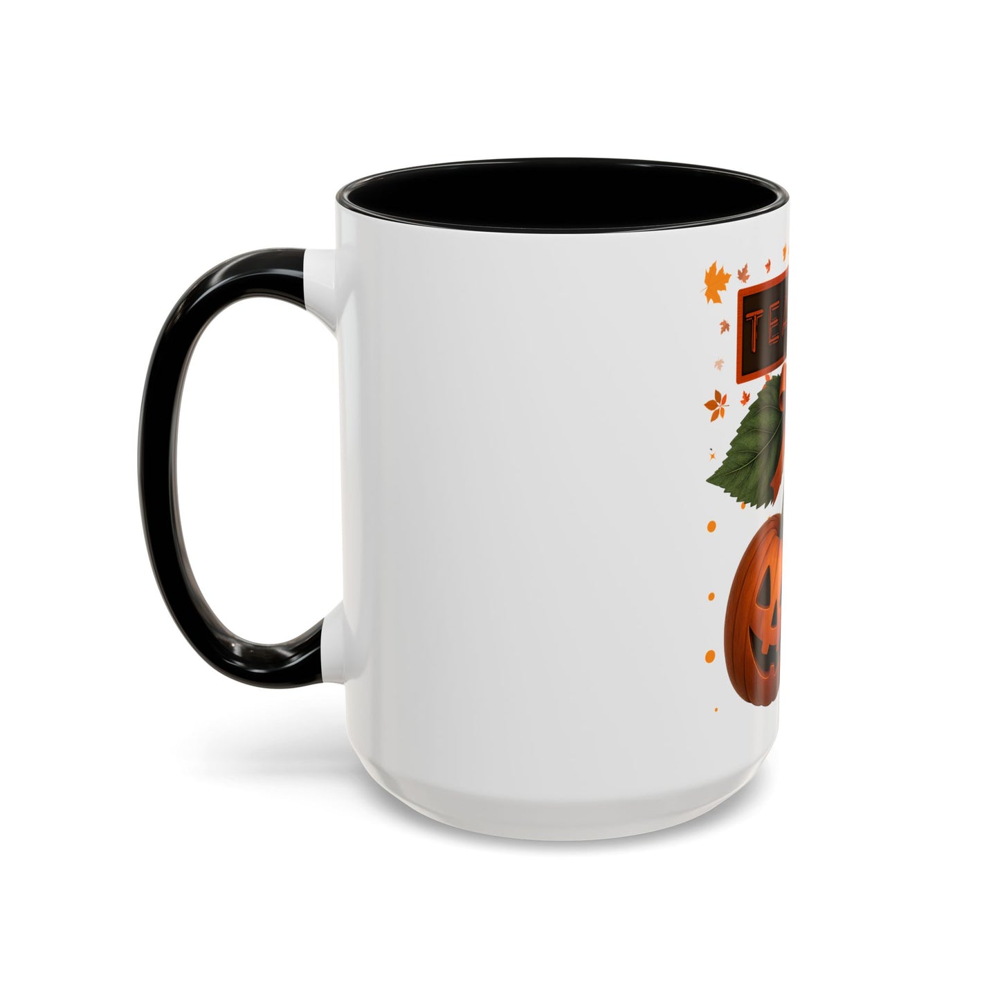Halloween Teacher Coffee Mug | Pumpkin Autumn Decor | Cute Seasonal Gift for Educators | 11 & 15oz Ceramic Cups