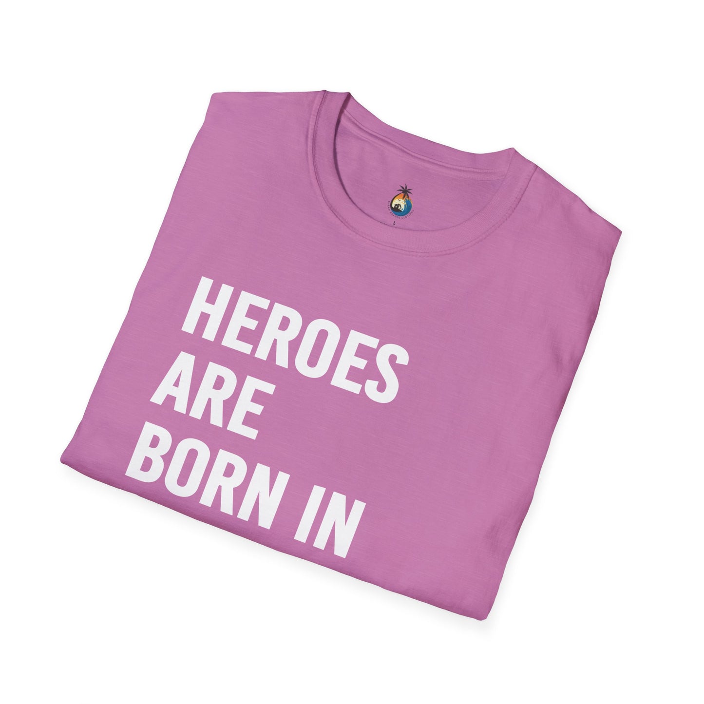 Heroes Are Born in September Unisex T-Shirt, Birthday Gift, Casual Wear, September Celebration, Hero Theme