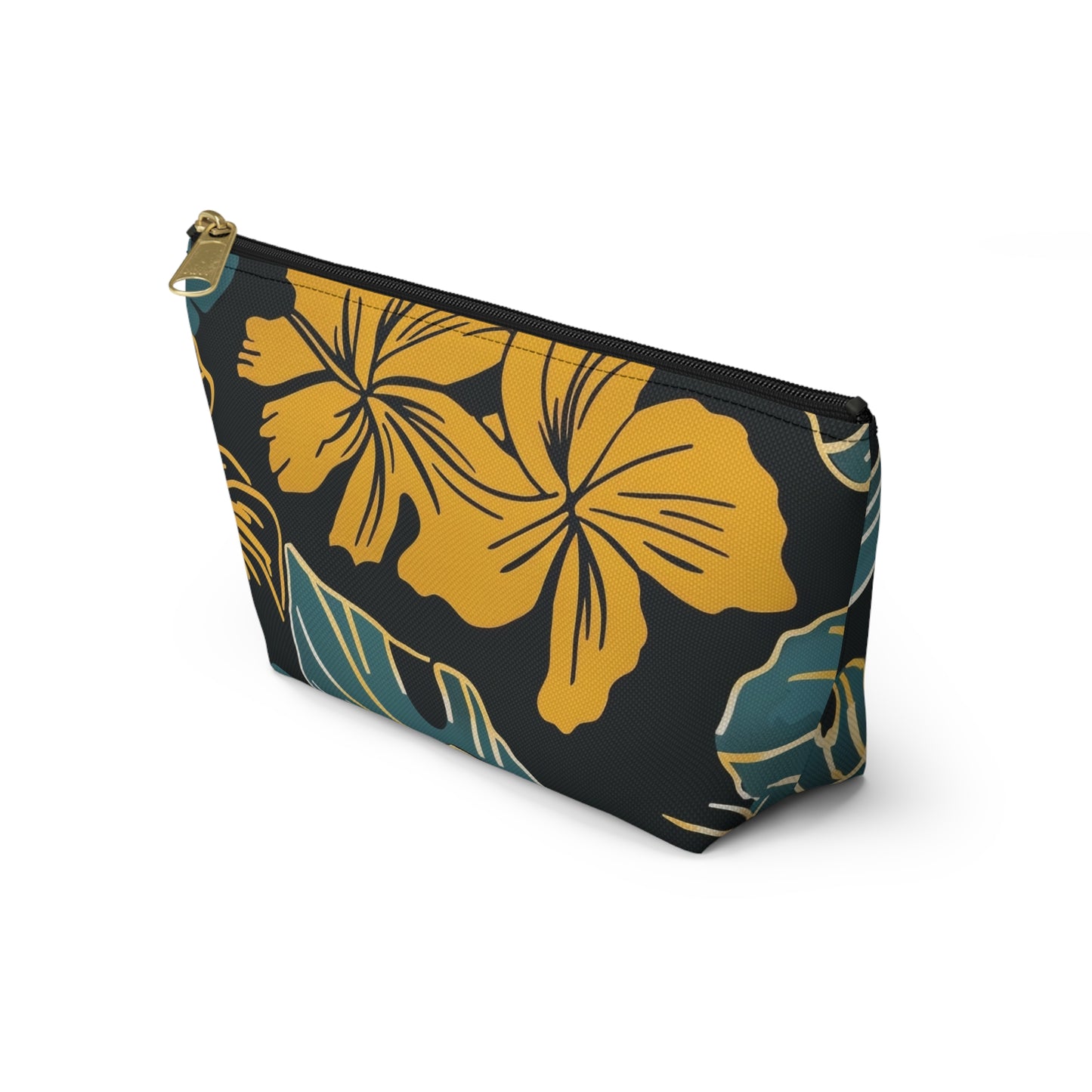 Tropical Floral Accessory Pouch | Makeup Bag, Travel Organizer, Zip Pouch, Gift for Her, Summer Vibe