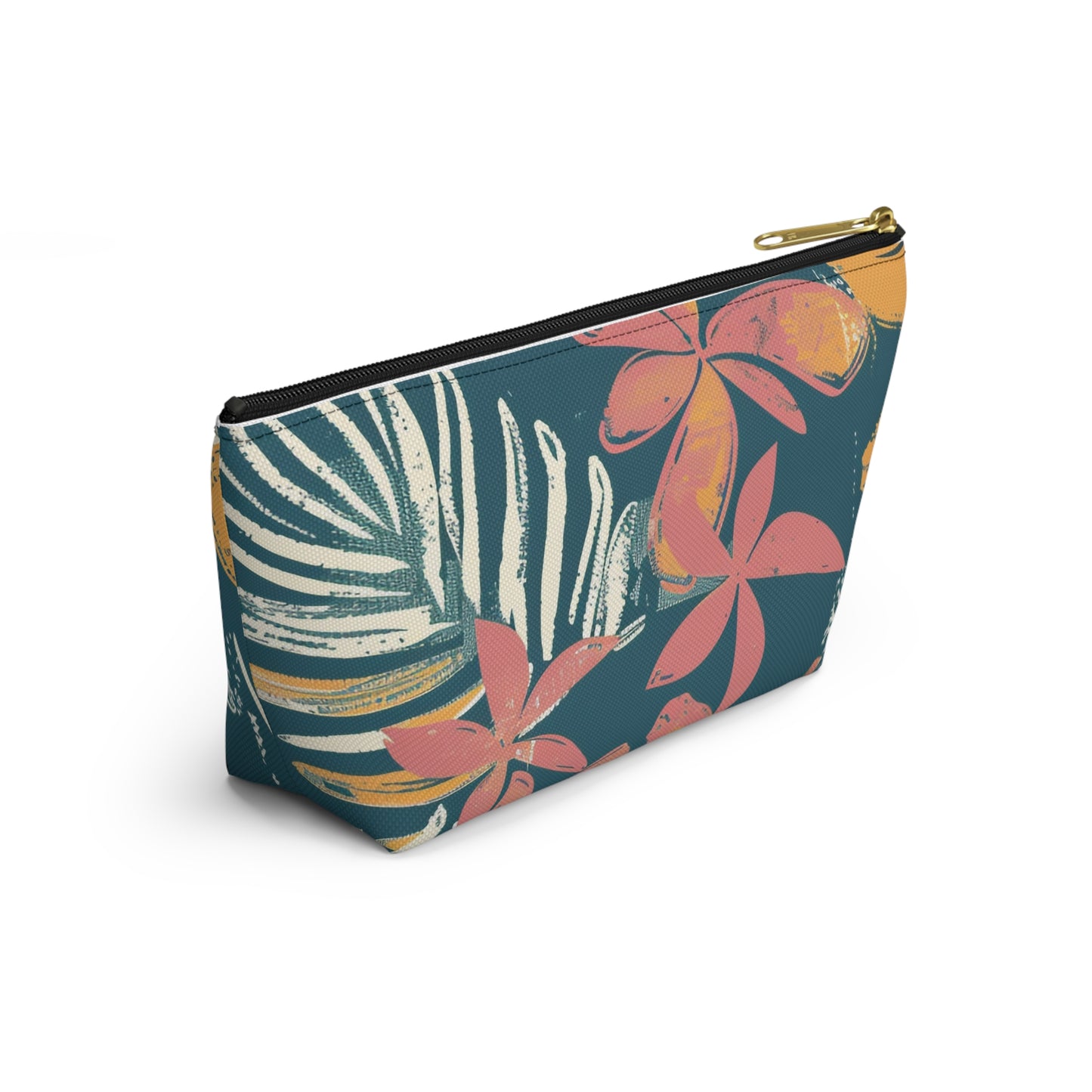 Tropical Floral Accessory Pouch | Makeup Bag, Travel Organizer, Pencil Case, Gift for Her, Summer Vibes