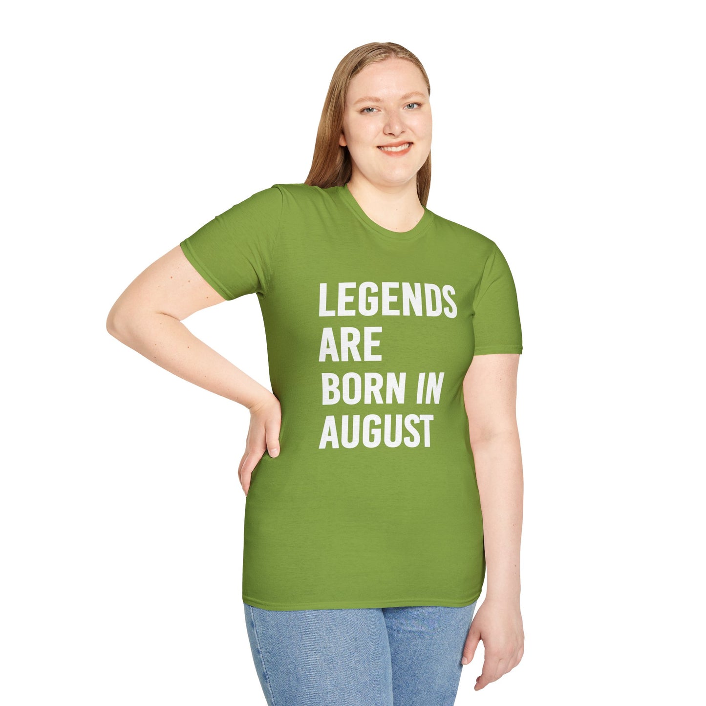 Legends Born in August Unisex T-Shirt