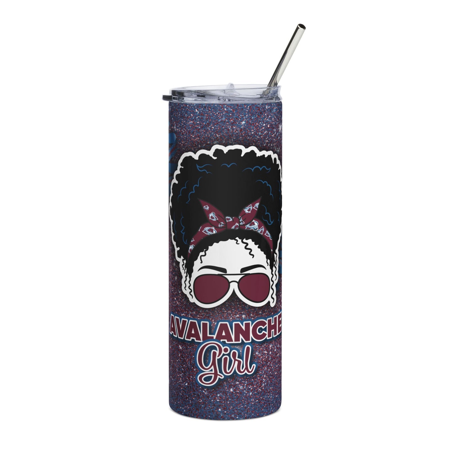 Avalanche Girl Stainless Steel Tumbler | 20oz Insulated Travel Mug | Colorado Gift for Fans