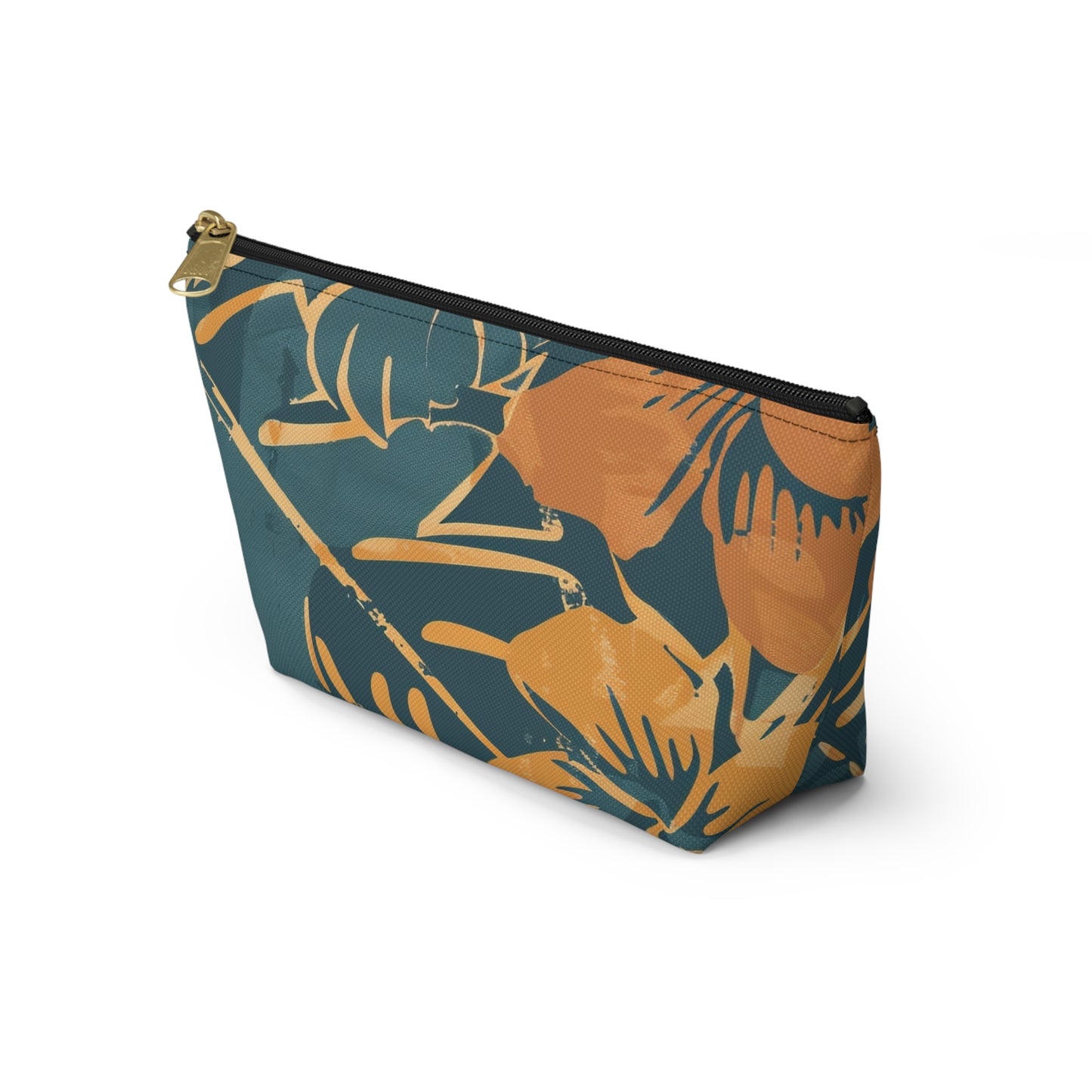 Tropical Floral Accessory Pouch, Makeup Bag, Toiletry Organizer, Clutch Purse, Summer Gift, Travel Essentials