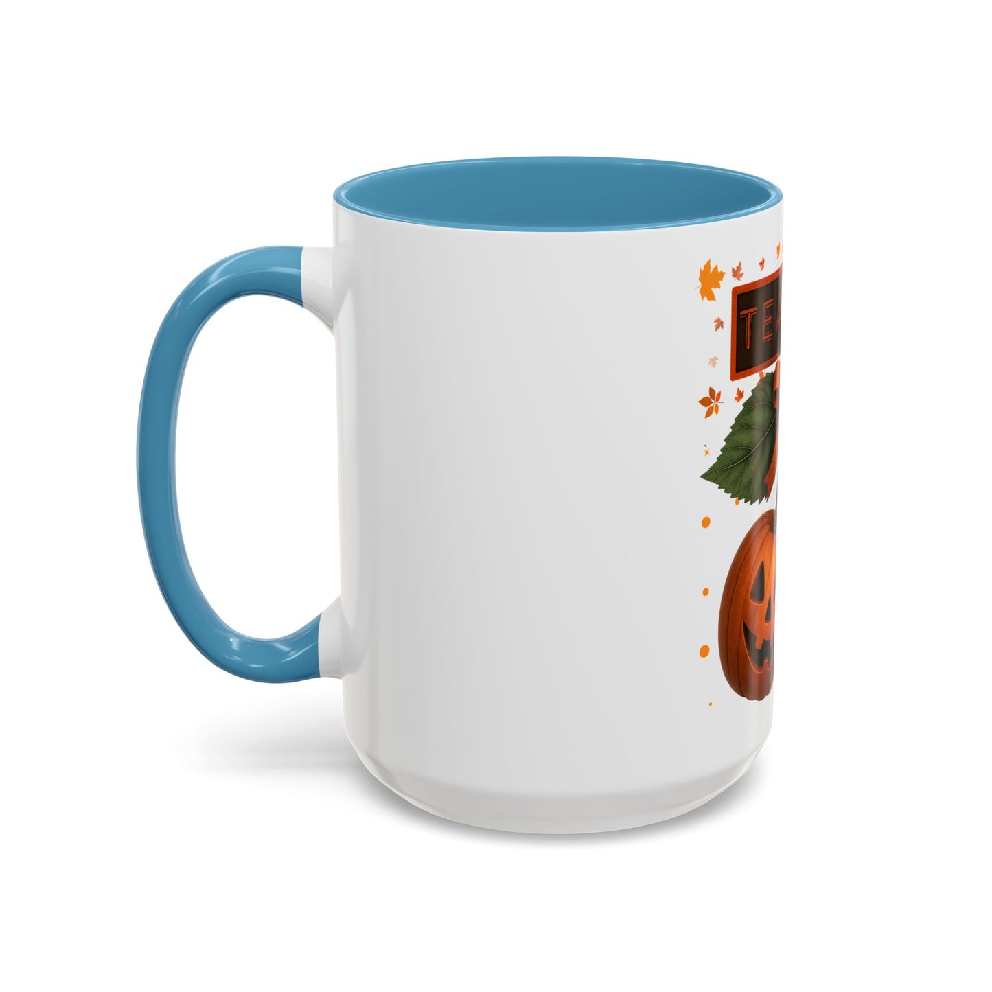 Halloween Teacher Coffee Mug | Pumpkin Autumn Decor | Cute Seasonal Gift for Educators | 11 & 15oz Ceramic Cups