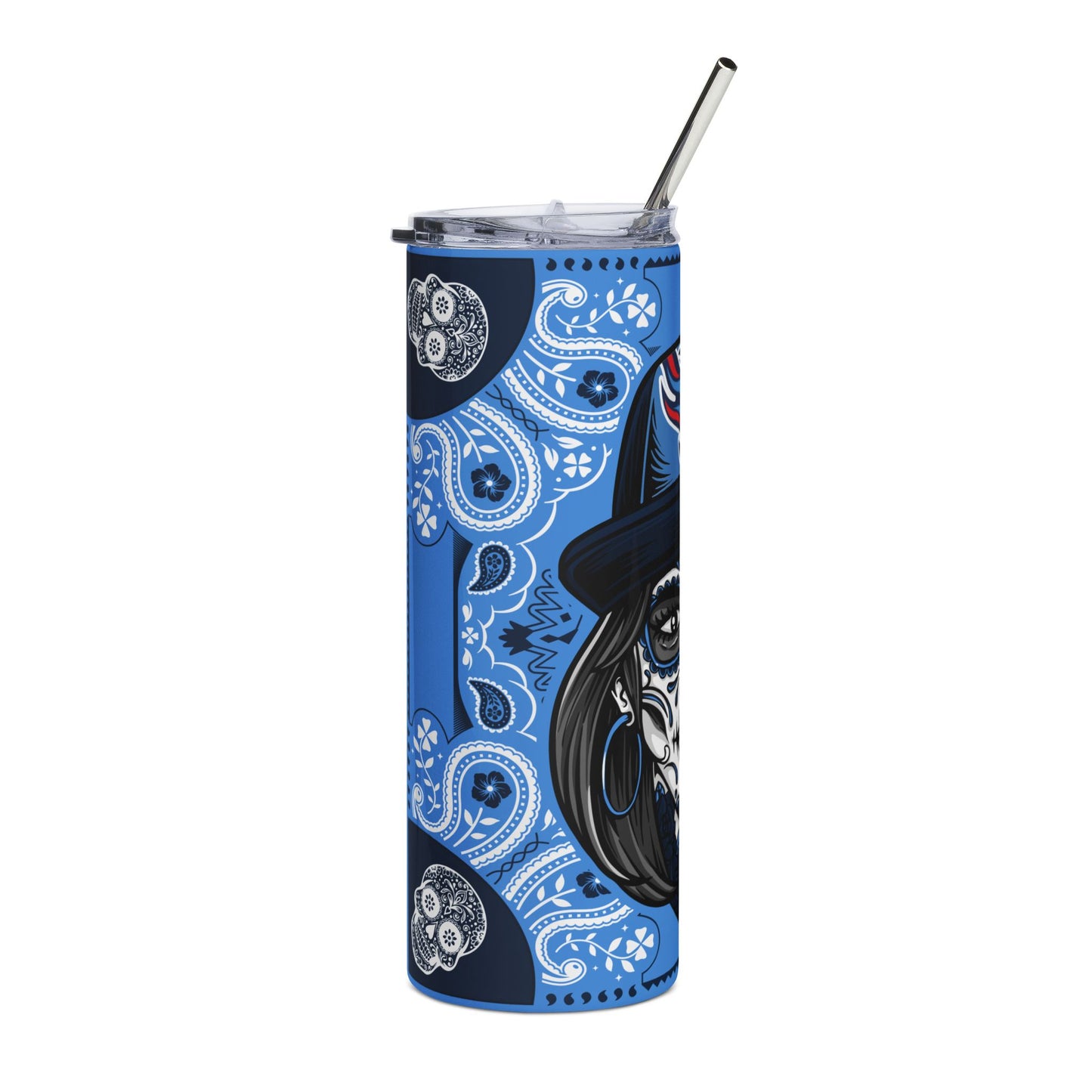 Titans Sugar Skull 20 oz Tumbler – Sublimated, Double-Walled