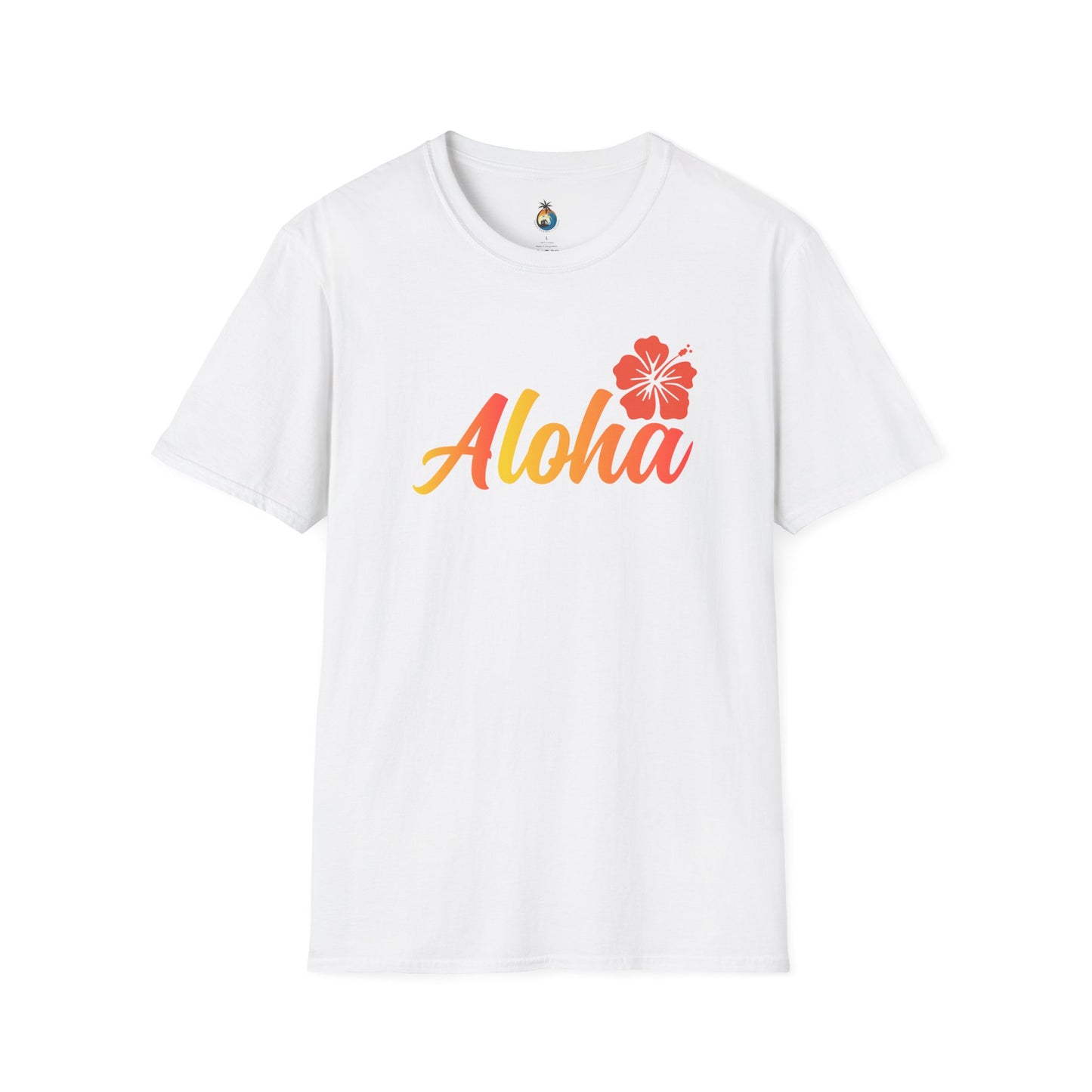 Aloha Floral Unisex T-Shirt, Beachwear, Summer Vibe, Vacation Tee, Tropical Gift, Casual Wear