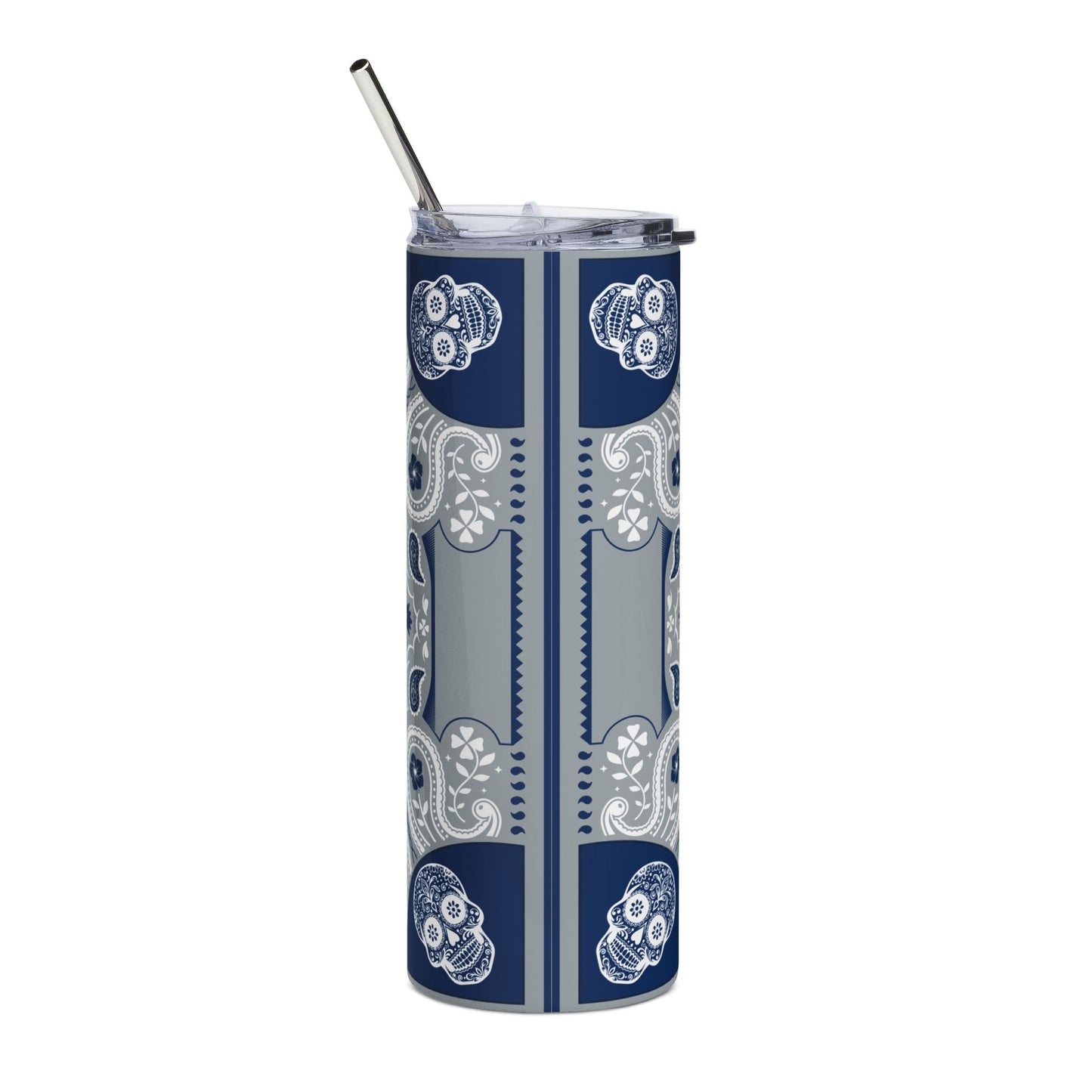 Colts Sugar Skull 20 oz Tumbler – Sublimated, Double-Walled