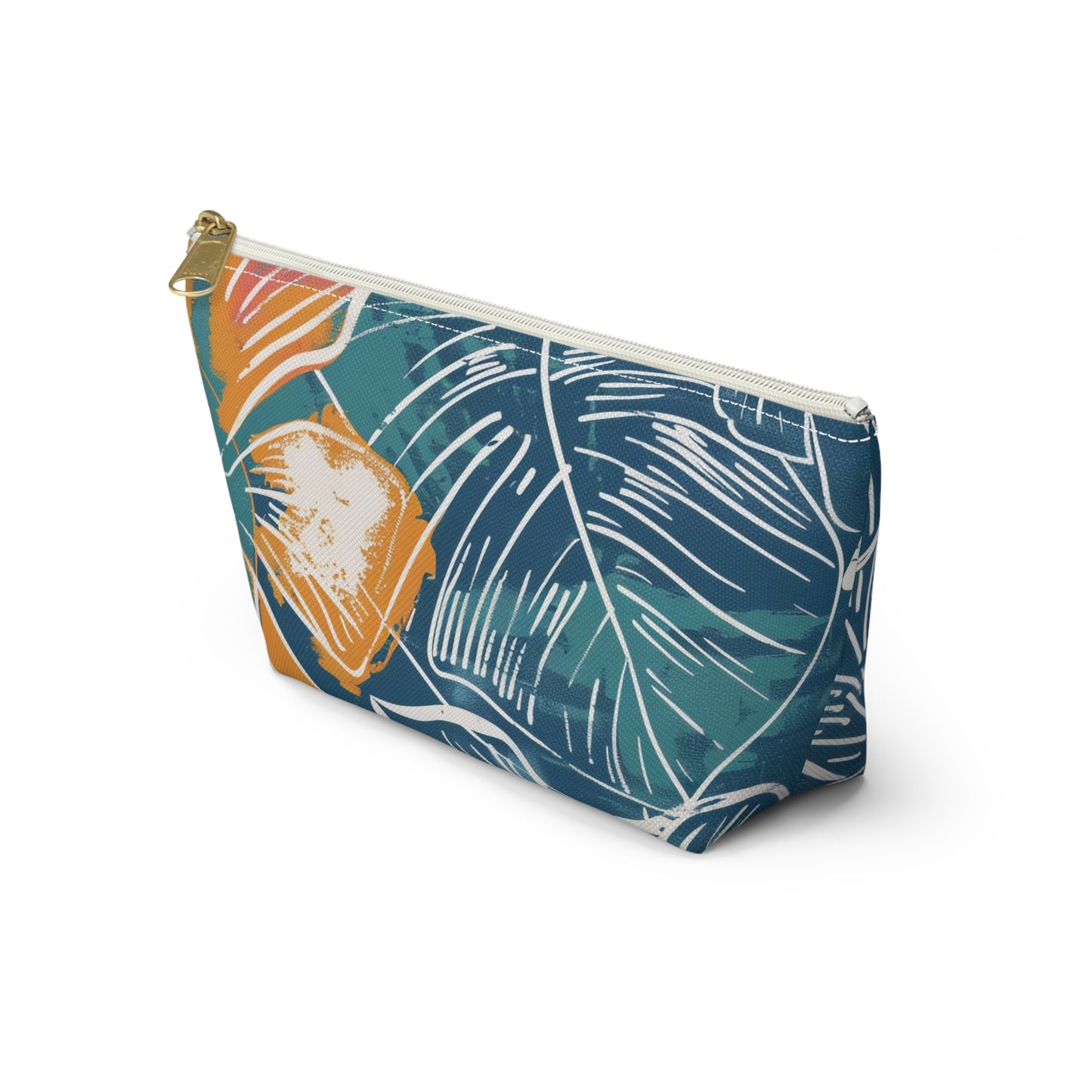 Tropical Floral Accessory Pouch | Chic Travel Bag, Makeup Organizer, Gift for Her, Summer Vibes, Eco-Friendly Design
