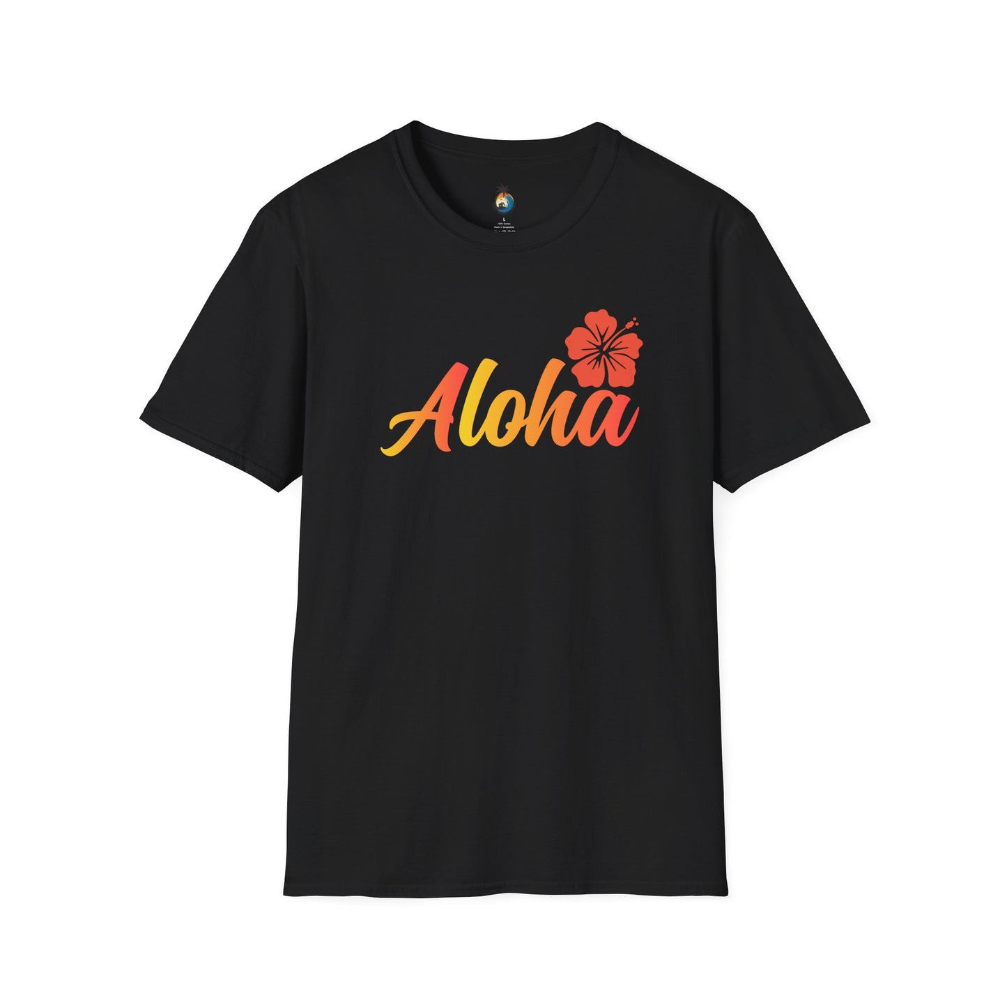 Aloha Floral Unisex T-Shirt, Beachwear, Summer Vibe, Vacation Tee, Tropical Gift, Casual Wear