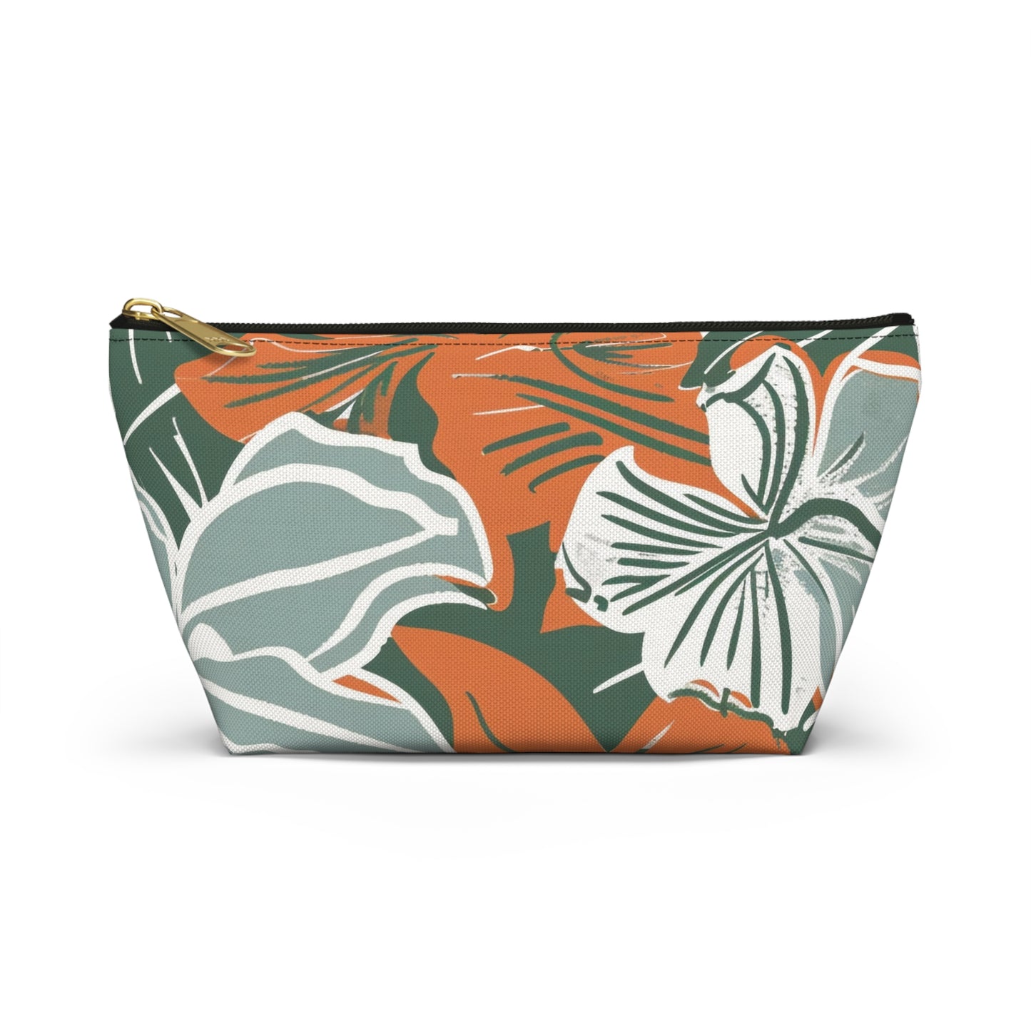 Floral Accessory Pouch, Travel Organizer, Makeup Bag, Gift for Her, Tropical Vibe, Cosmetic Pouch, Essentials Holder