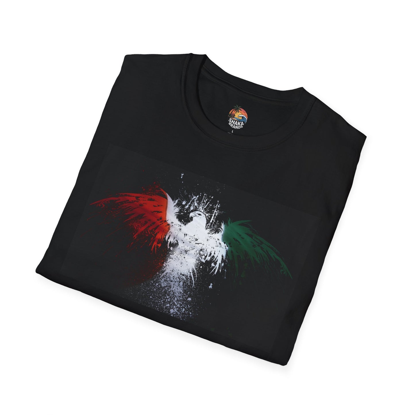 Shaka Brands | Viva Mexico T‑Shirt | Viva Mexico Eagle T-Shirt | Unisex | Soft Cotton Blend | Sizes S–2XL