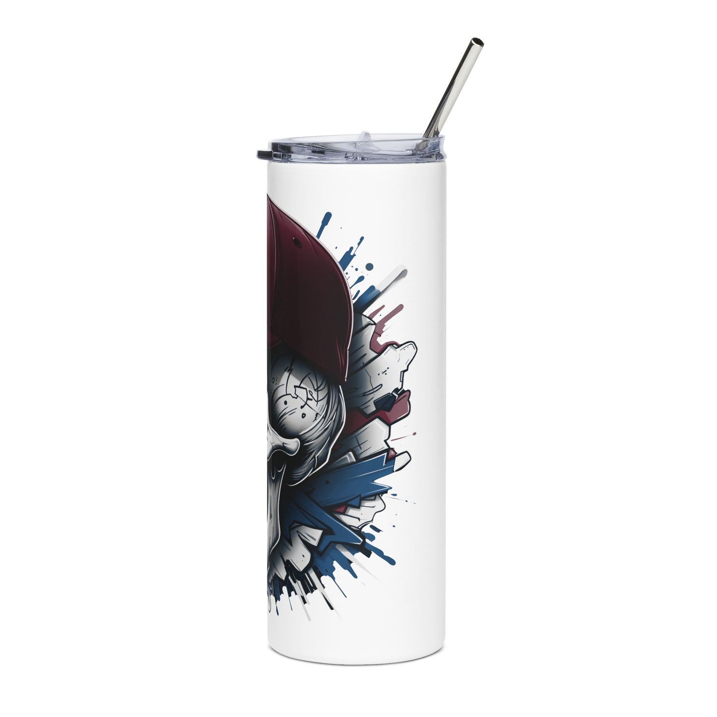 Avalanche Skull Design 20oz Stainless Steel Tumbler