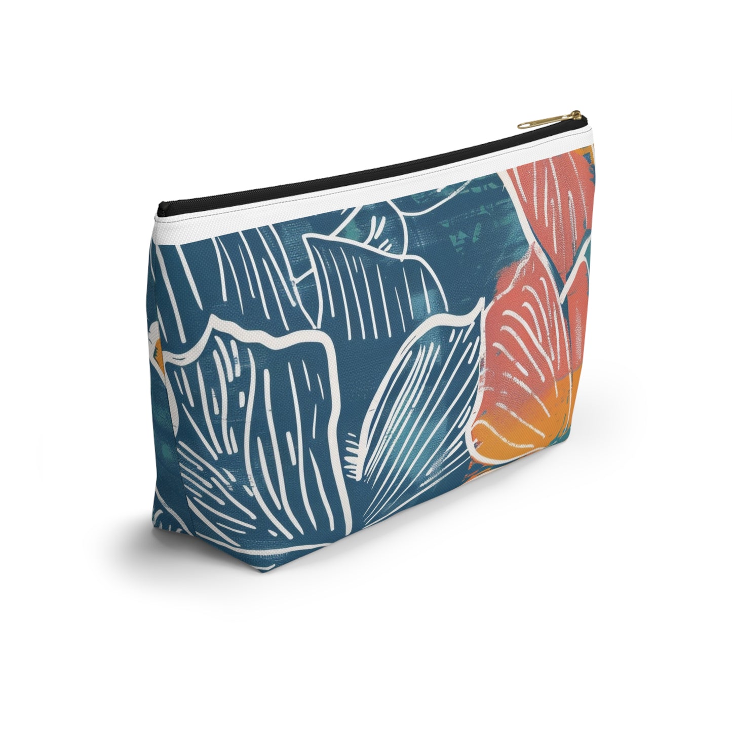 Tropical Floral Accessory Pouch | Chic Travel Bag, Makeup Organizer, Gift for Her, Summer Vibes, Eco-Friendly Design