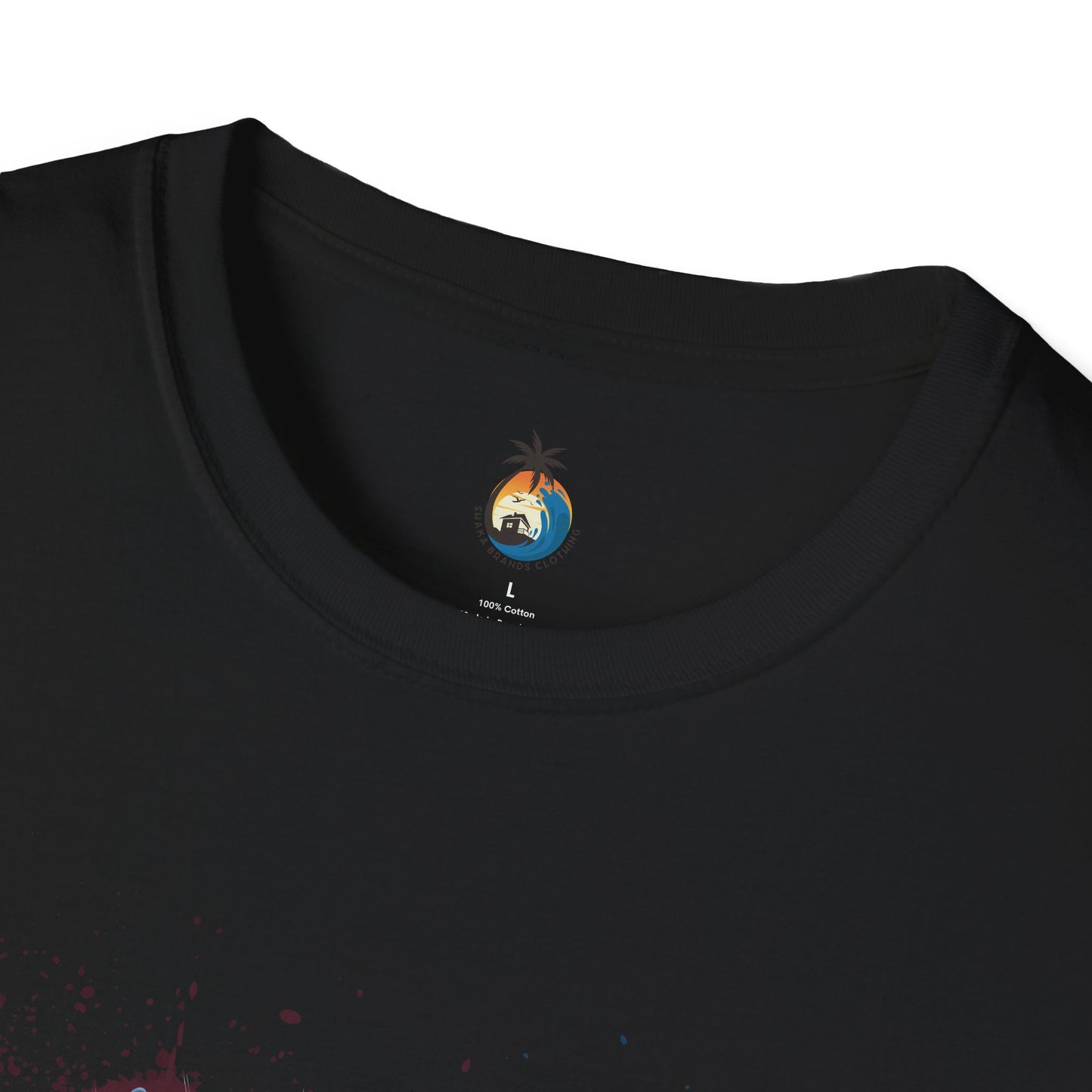 Avalanche Eye T-Shirt, Unisex Softstyle Tee, Unique Gift, Casual Wear, Art Lover Apparel, Creative Style