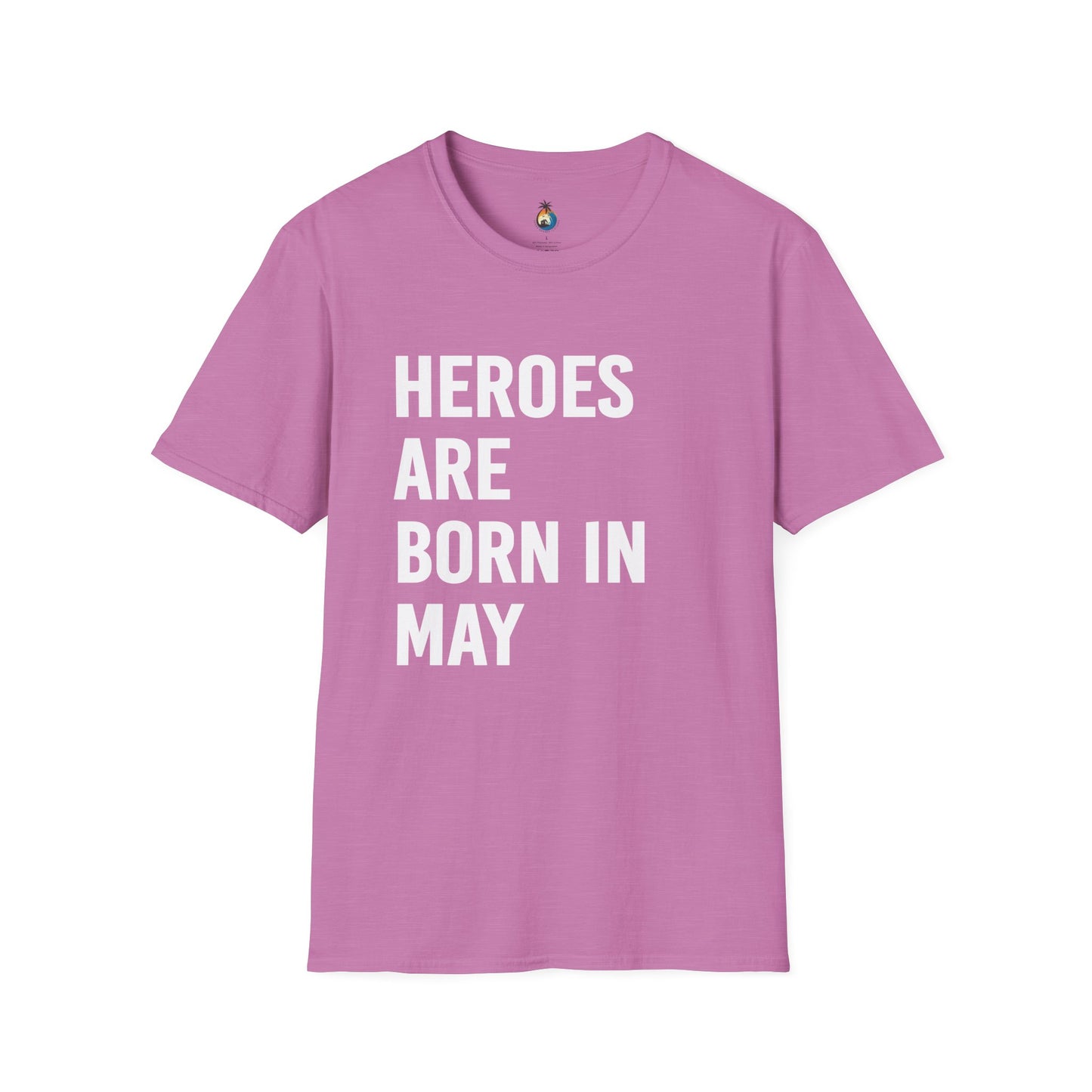 Heroes Are Born In May T-Shirt | Casual Everyday Wear, Comfortable Gift, Stylish Tee, Summer Fashion, Festival Outfit