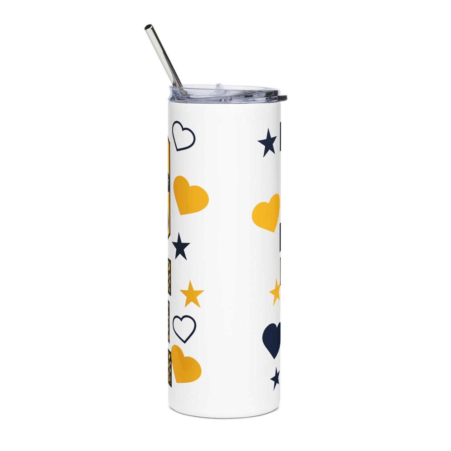 Nuggets Love Tumbler - 20oz Stainless Steel Drinkware for Fans, Sports Events, Gifts, Home, Travel, Cooler Vibes