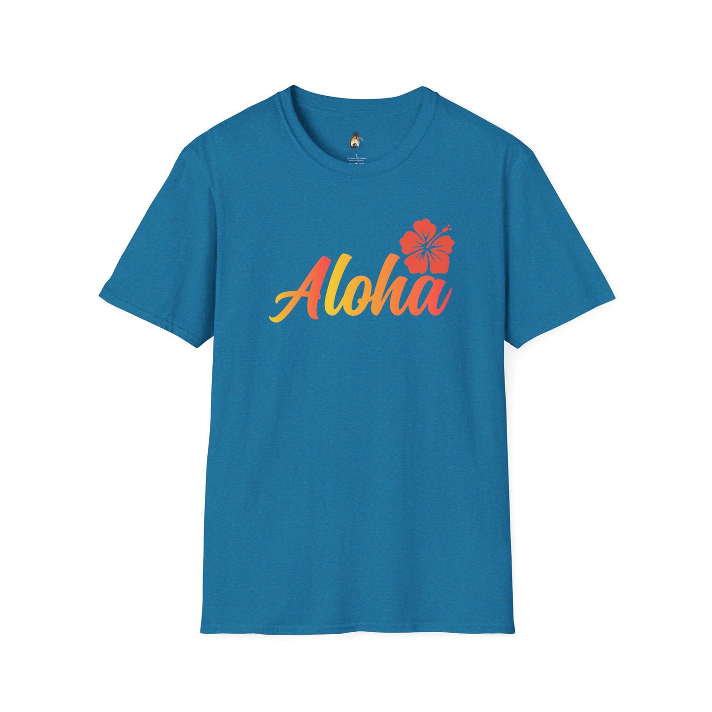 Aloha Floral Unisex T-Shirt, Beachwear, Summer Vibe, Vacation Tee, Tropical Gift, Casual Wear