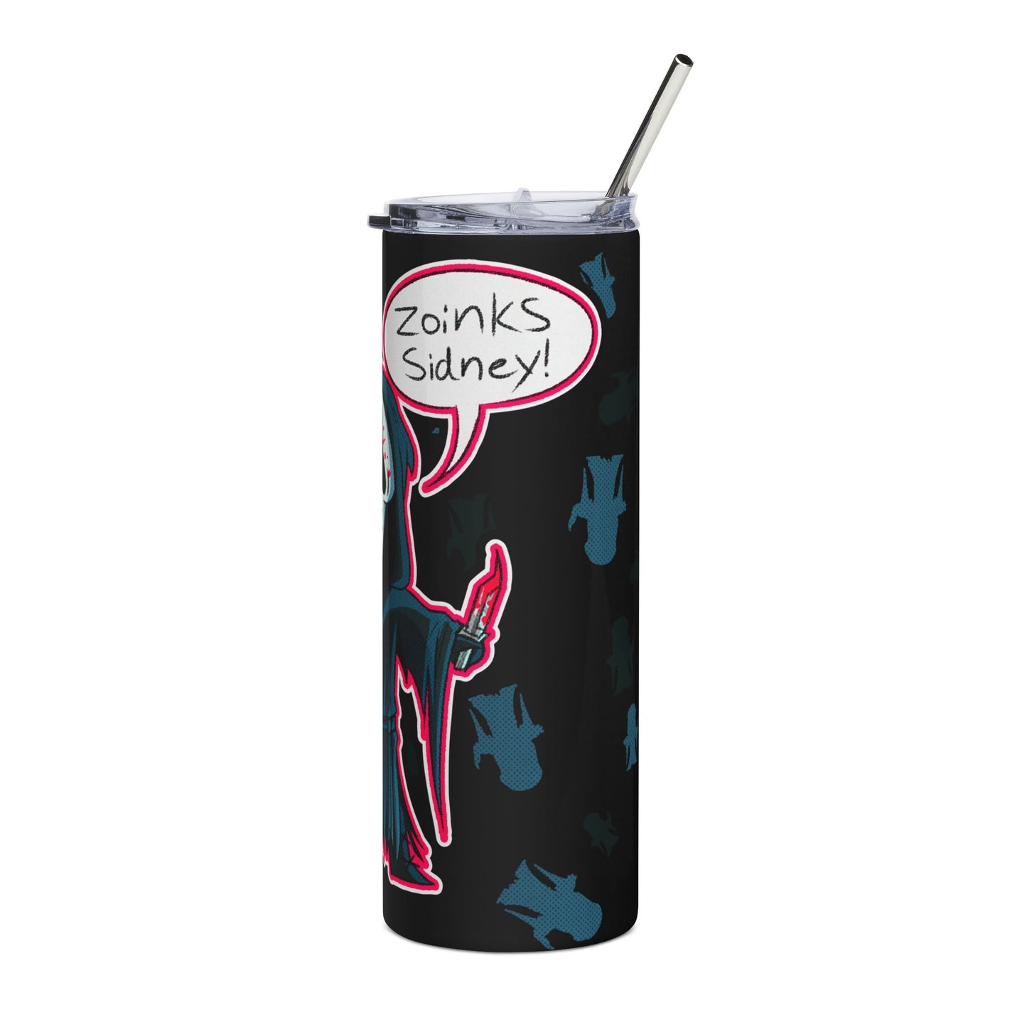 Halloween-Themed Stainless Steel Tumbler, 20oz - Perfect for Horror Lovers, Party Favors, Gift for Spooky Season, Eco-Friendly Drinkware