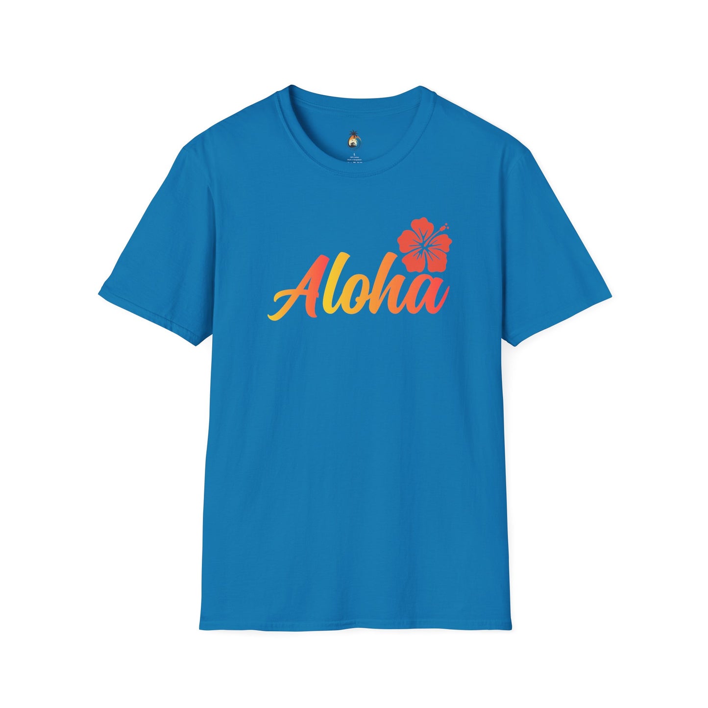 Aloha Floral Unisex T-Shirt, Beachwear, Summer Vibe, Vacation Tee, Tropical Gift, Casual Wear