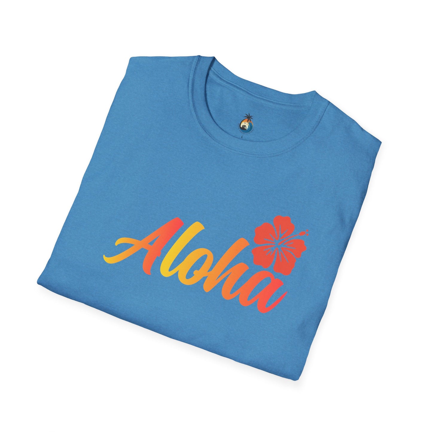 Aloha Floral Unisex T-Shirt, Beachwear, Summer Vibe, Vacation Tee, Tropical Gift, Casual Wear
