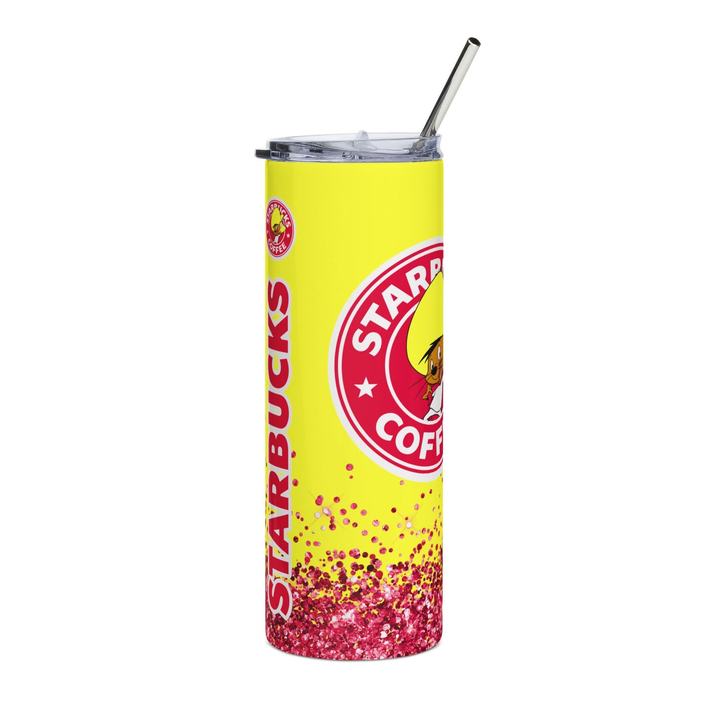 Speedy Gonzales Starbucks Style 20 oz Skinny Tumbler