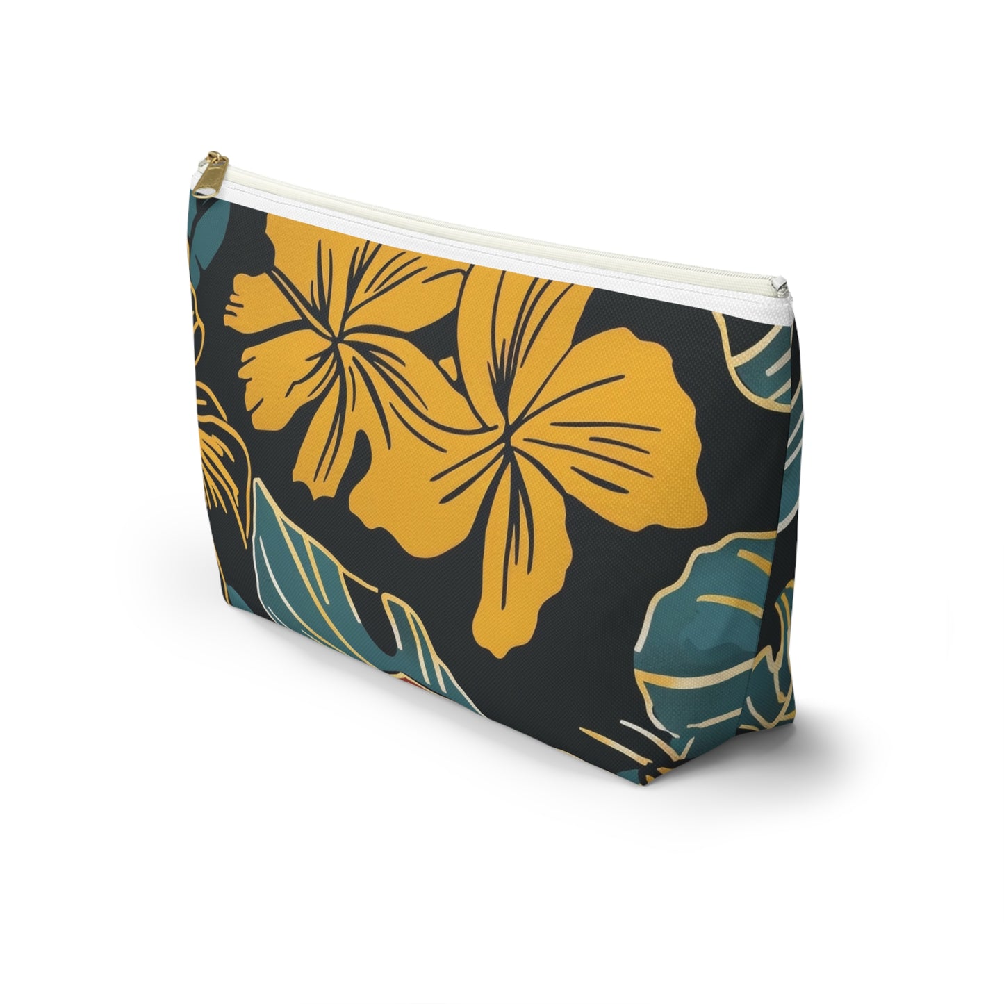 Tropical Floral Accessory Pouch | Makeup Bag, Travel Organizer, Zip Pouch, Gift for Her, Summer Vibe