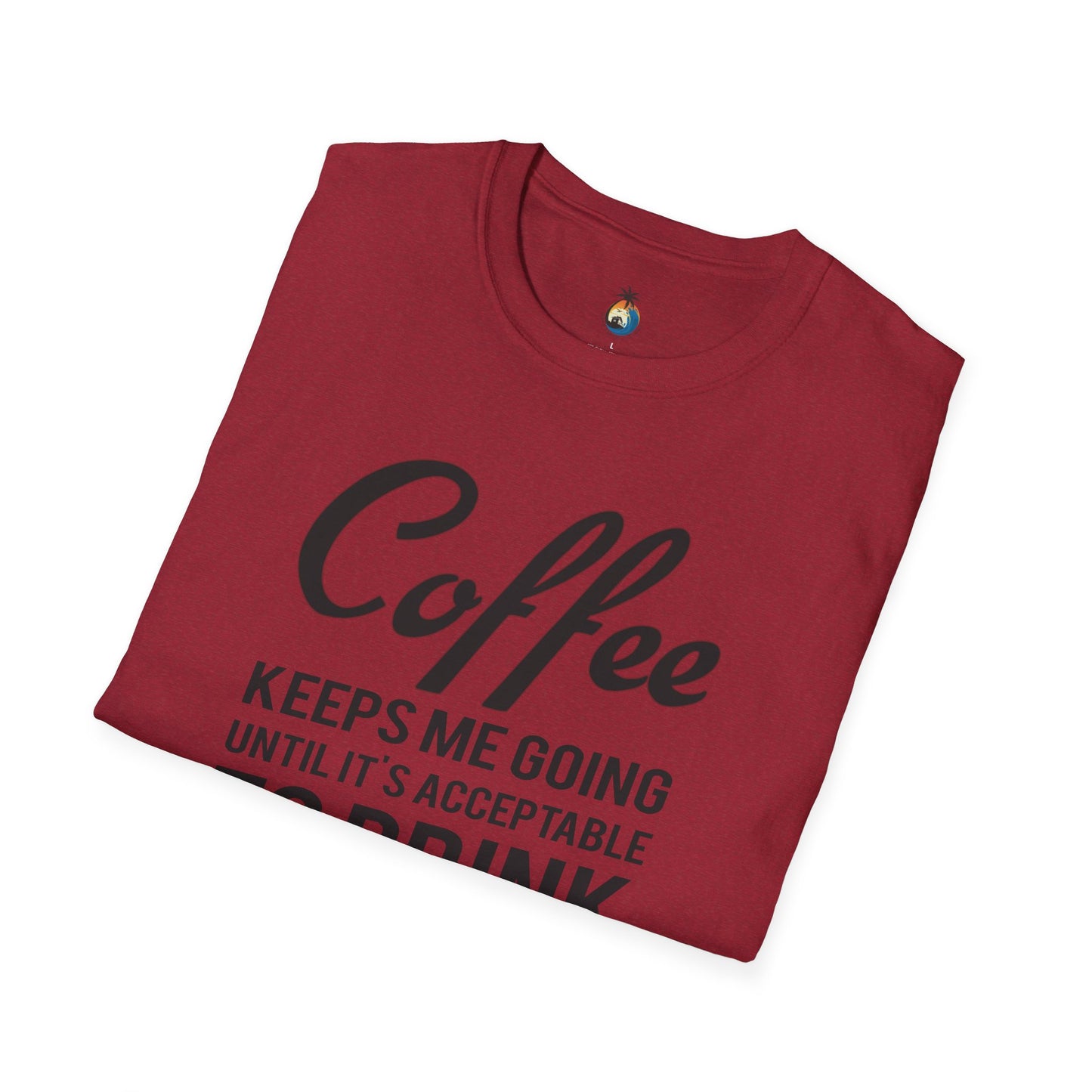 Coffee Wine Humor T-Shirt, Funny Gift, Unisex Casual Tee, Wine Lover Apparel, Coffee Addict Shirt, Birthday Present