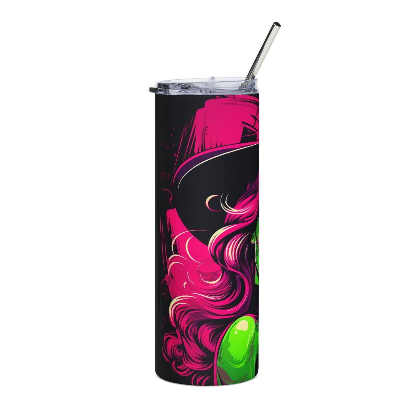 Halloween Witch Stainless Steel Tumbler, 20oz | Spooky Travel Mug, Gift for Witch Lovers, Reusable Drinkware, Fall Decor