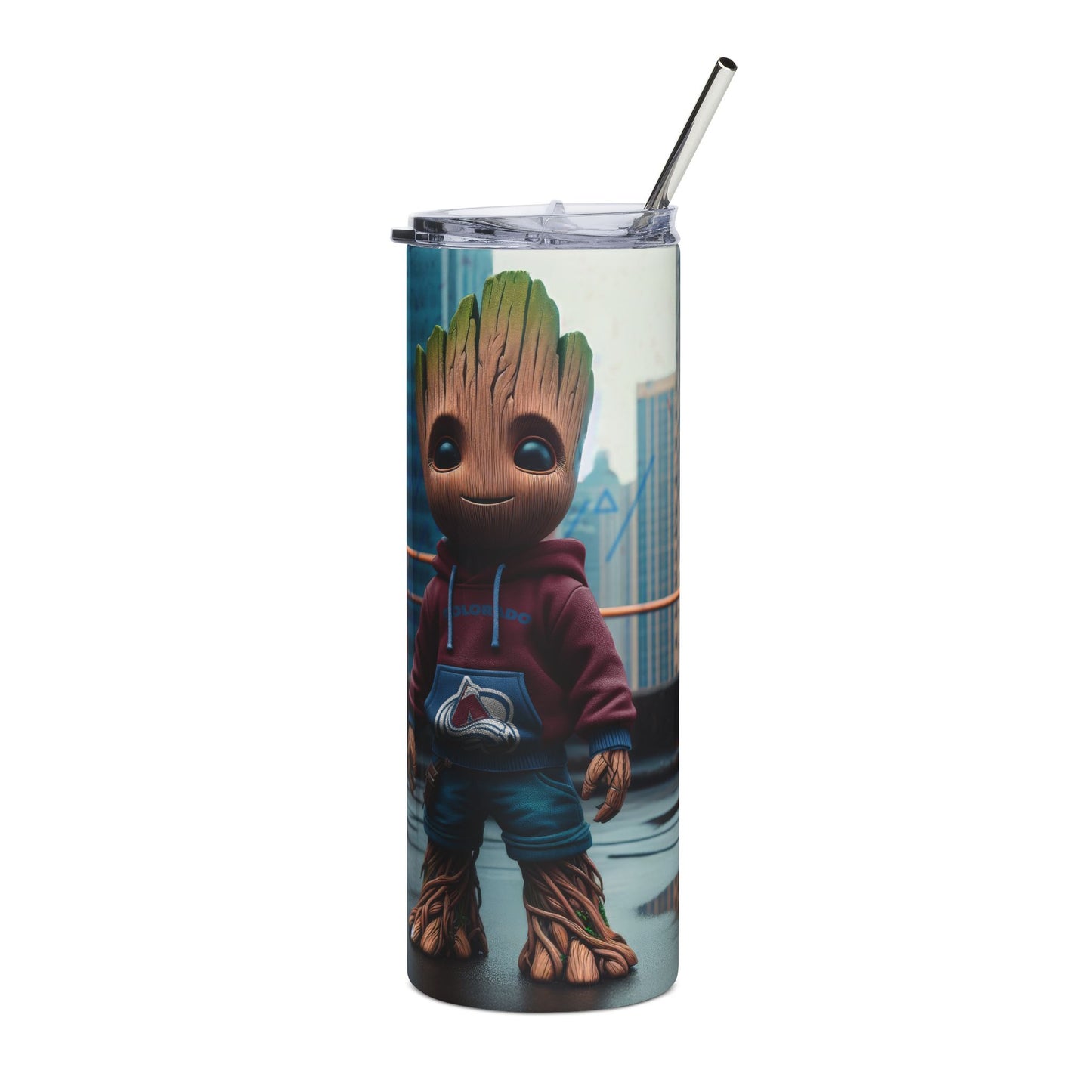 Colorado Avalanche Groot 20oz Tumbler