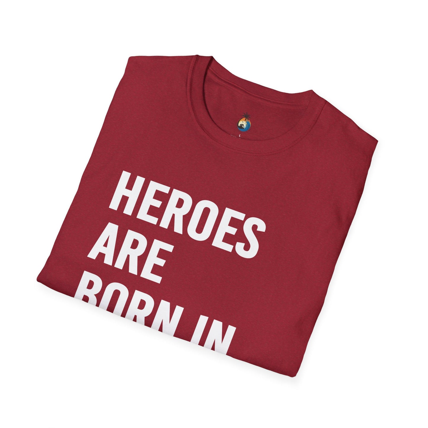 Heroes Are Born in June T-Shirt, Unisex Gift, Birthday Tee, Celebration Shirt, June Special Occasion Wear, Trendy Casual Outfit