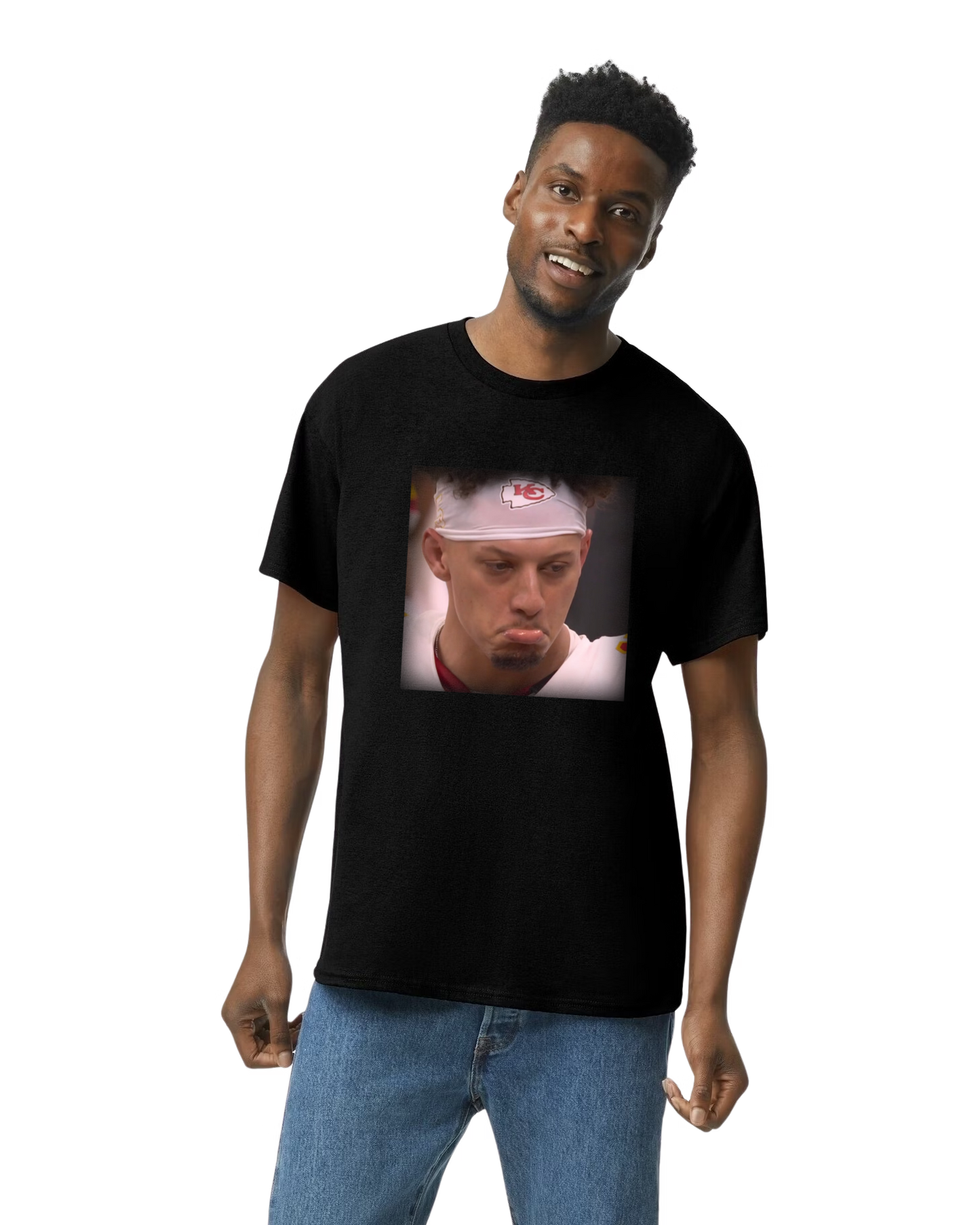 Shaka Brands | Grapic Tees | Sad Patrick Mahomes T-Shirt