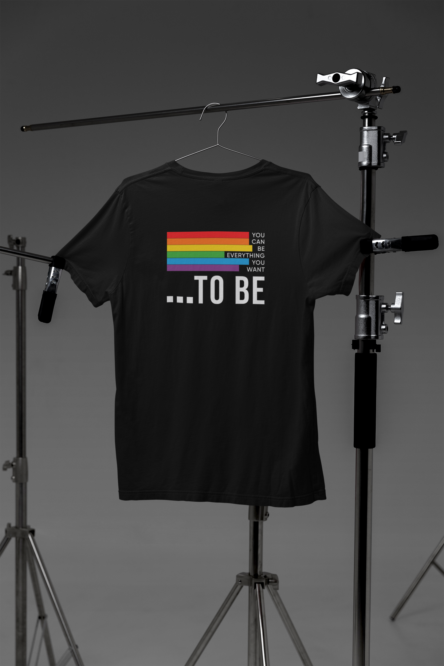 Shaka Brands | LGBTQ Pride Collection | You Can Be Anything you want TO BE - LGBTQ Crew neck T-Shirt