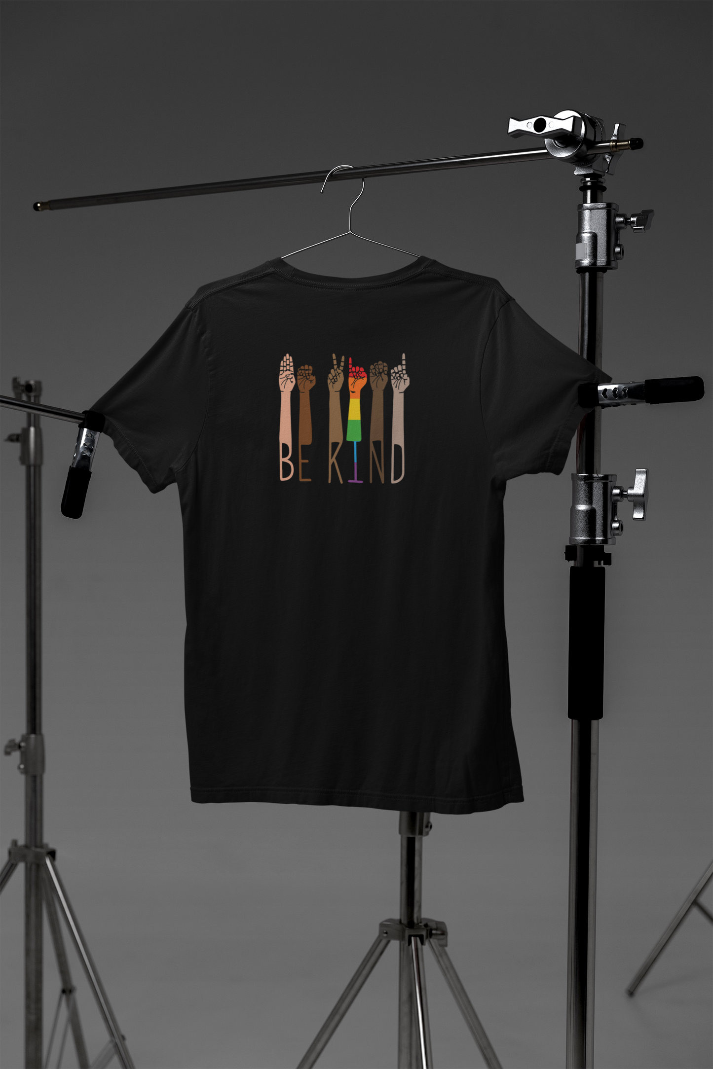 Shaka Brands | Graphic Tee's | Be Kind (ASL), Crew Neck T-Shirt
