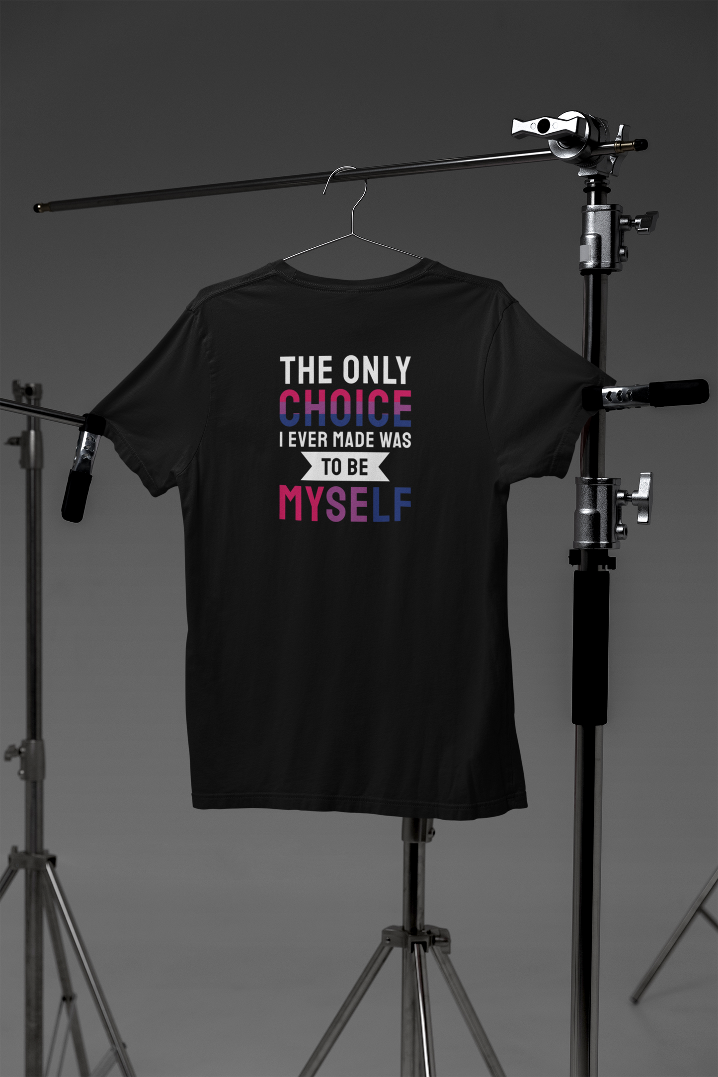 Shaka Brands | Graphic Tee's | The Only Choice I Made was to be Myself, Crew Neck T-Shirt White