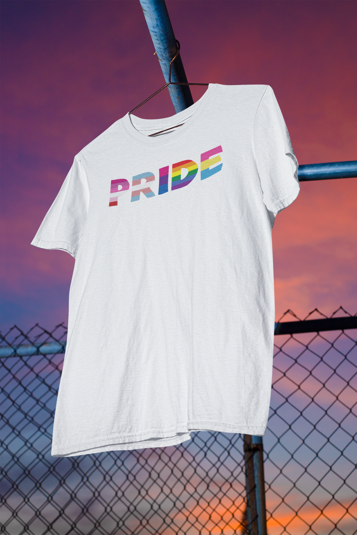 Shaka Brands | LGBTQ Pride Collection | Vibrant Color Rainbow PRIDE T-shirt