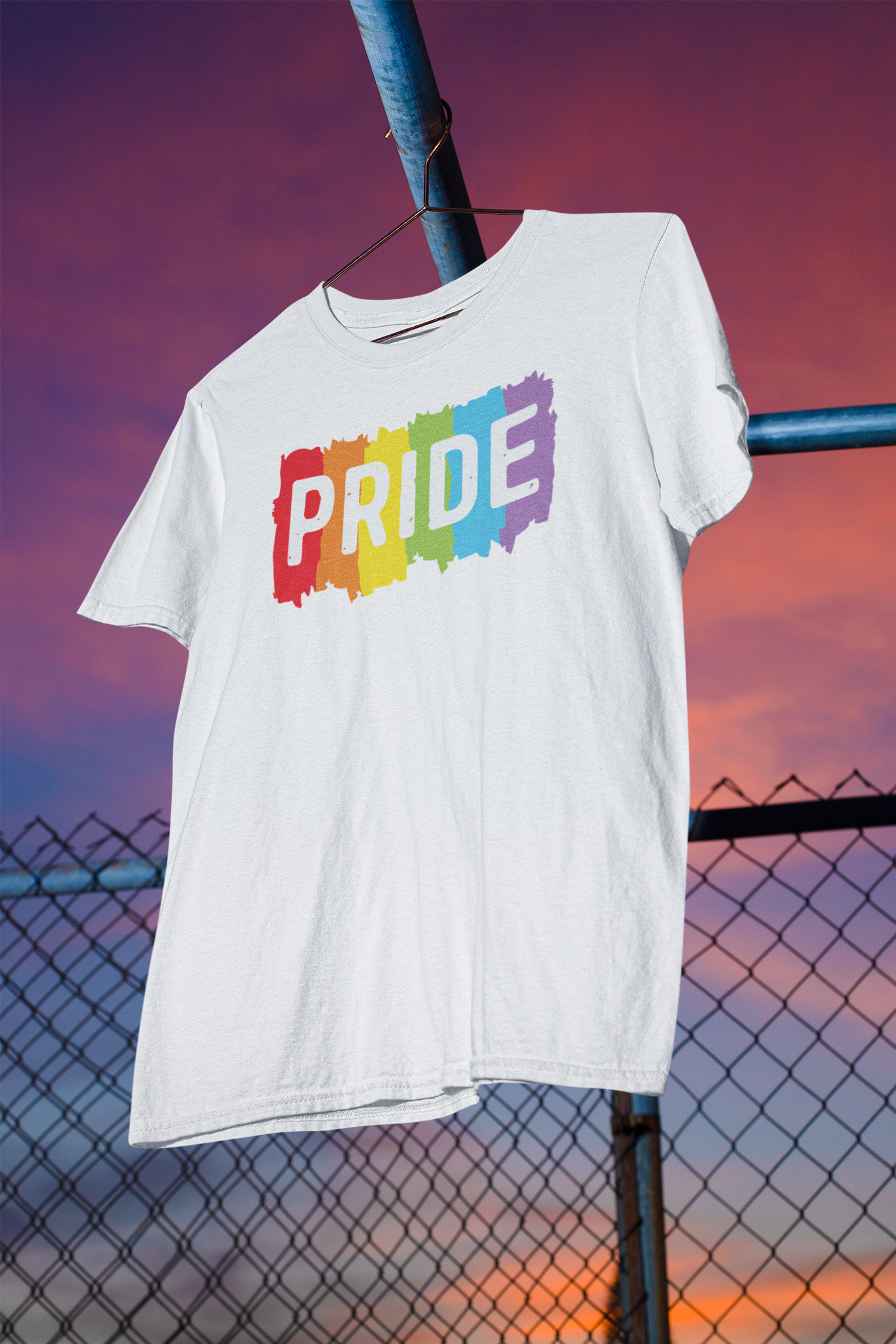 Shaka Brands | LGBTQ Pride Collection | Pride Rainbow Swatch LGBTQ T-Shirt