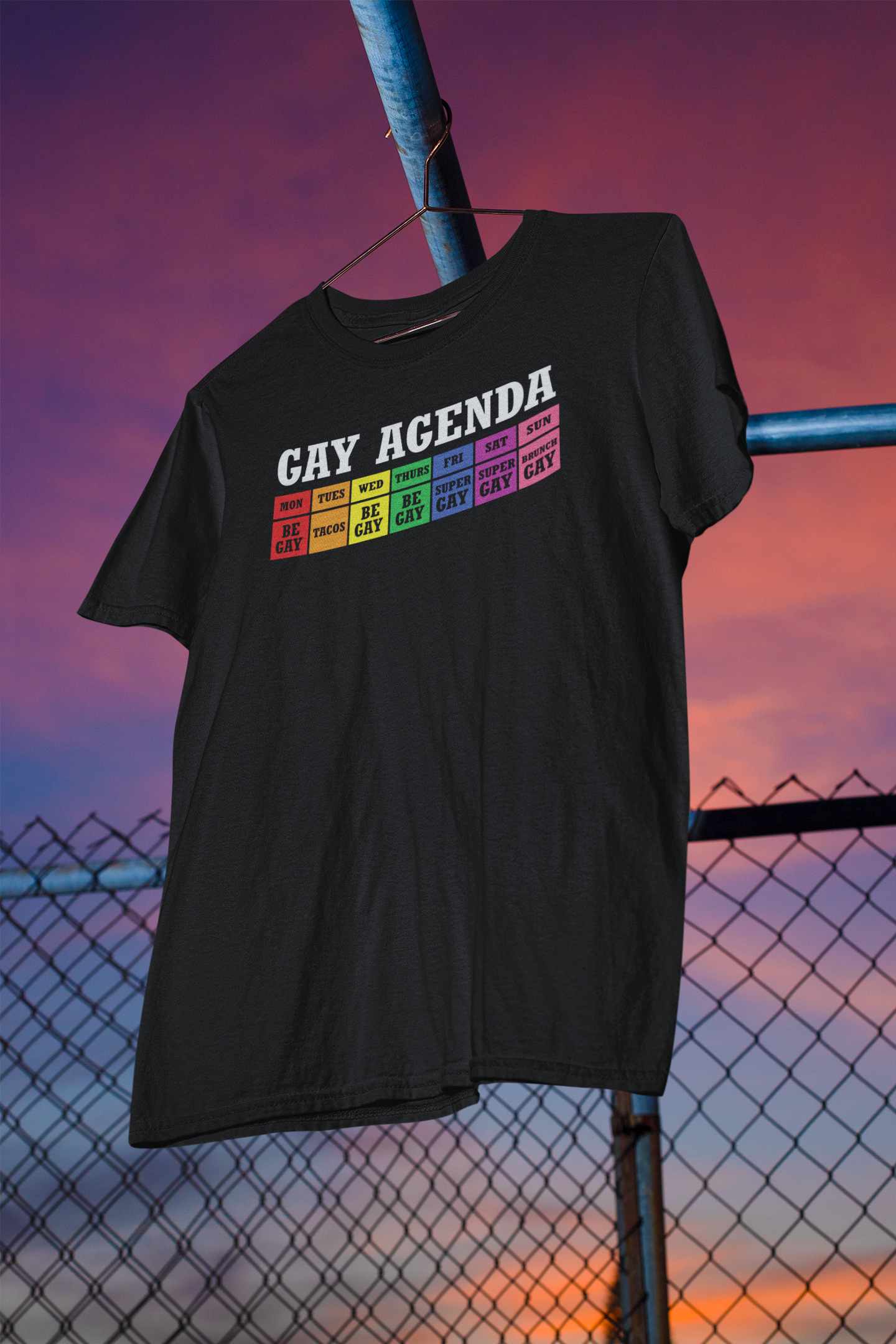 Shaka Brands | LGBTQ Pride Collection | The Gay Agenda T-Shirt